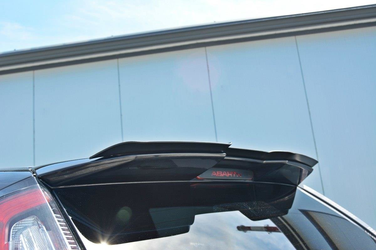Heckspoiler Lippe passend für ABARTH Punto Evo schwarz Hochglanz