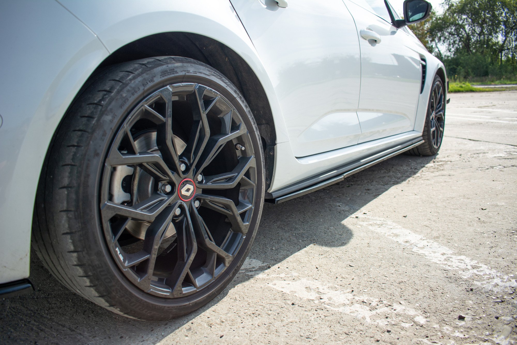 Seitenschweller Ansatz für Renault Megane IV RS schwarz Hochglanz