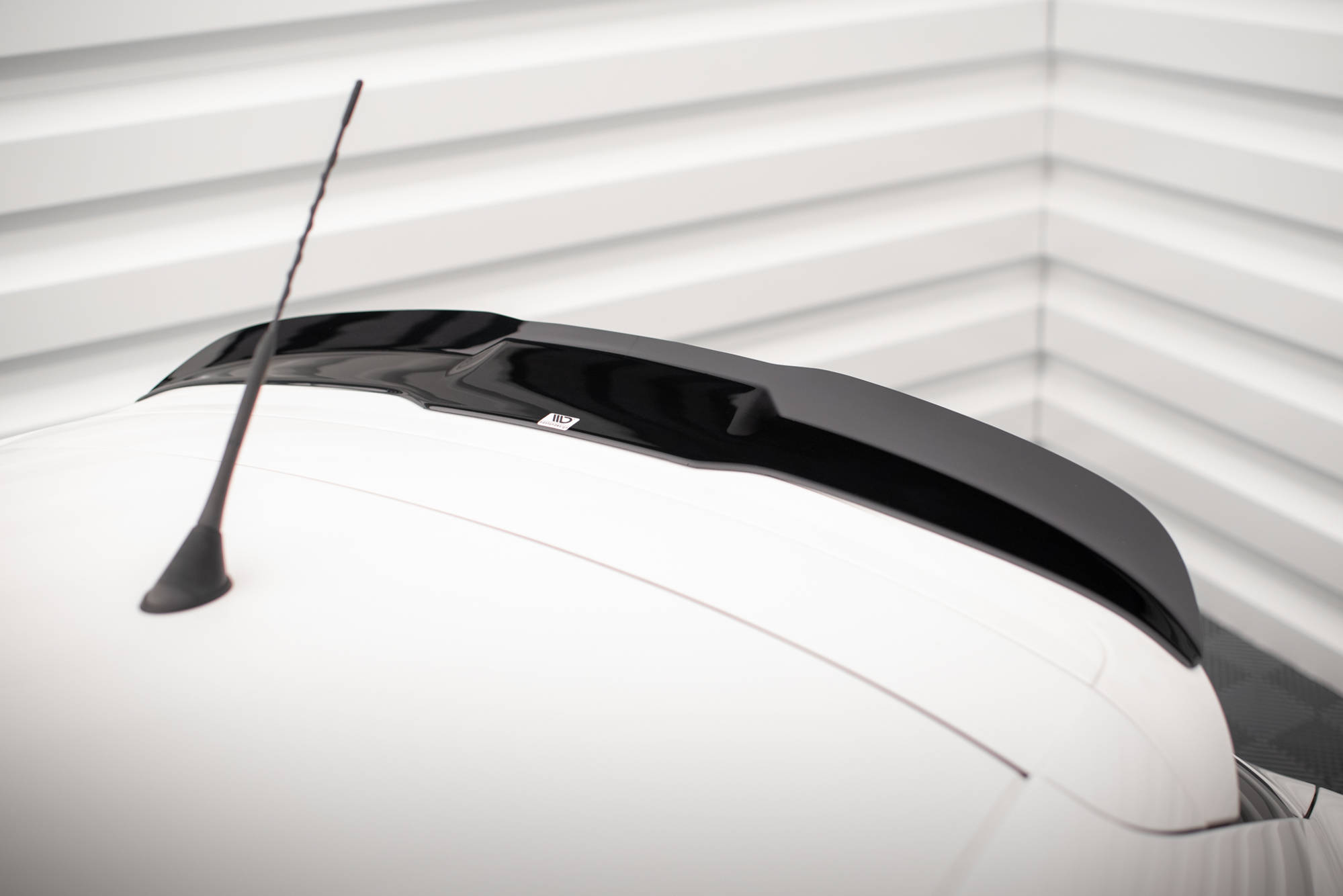 Spoiler CAP für SEAT IBIZA 4 SPORTCOUPE vor Facelift schwarz Hochglanz