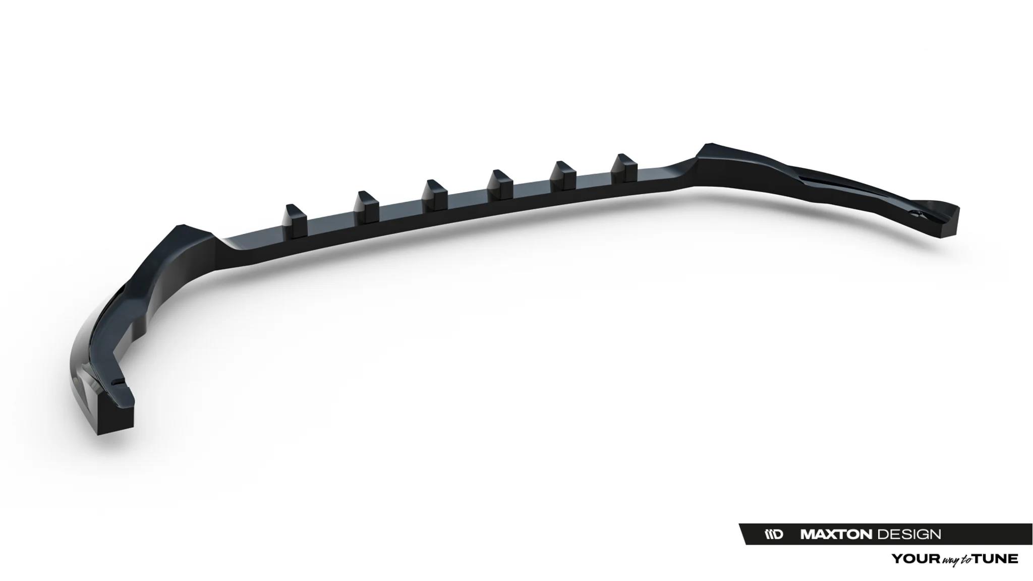 Frontlippe V.1 passend für VW Transporter T7 schwarz Hochglanz