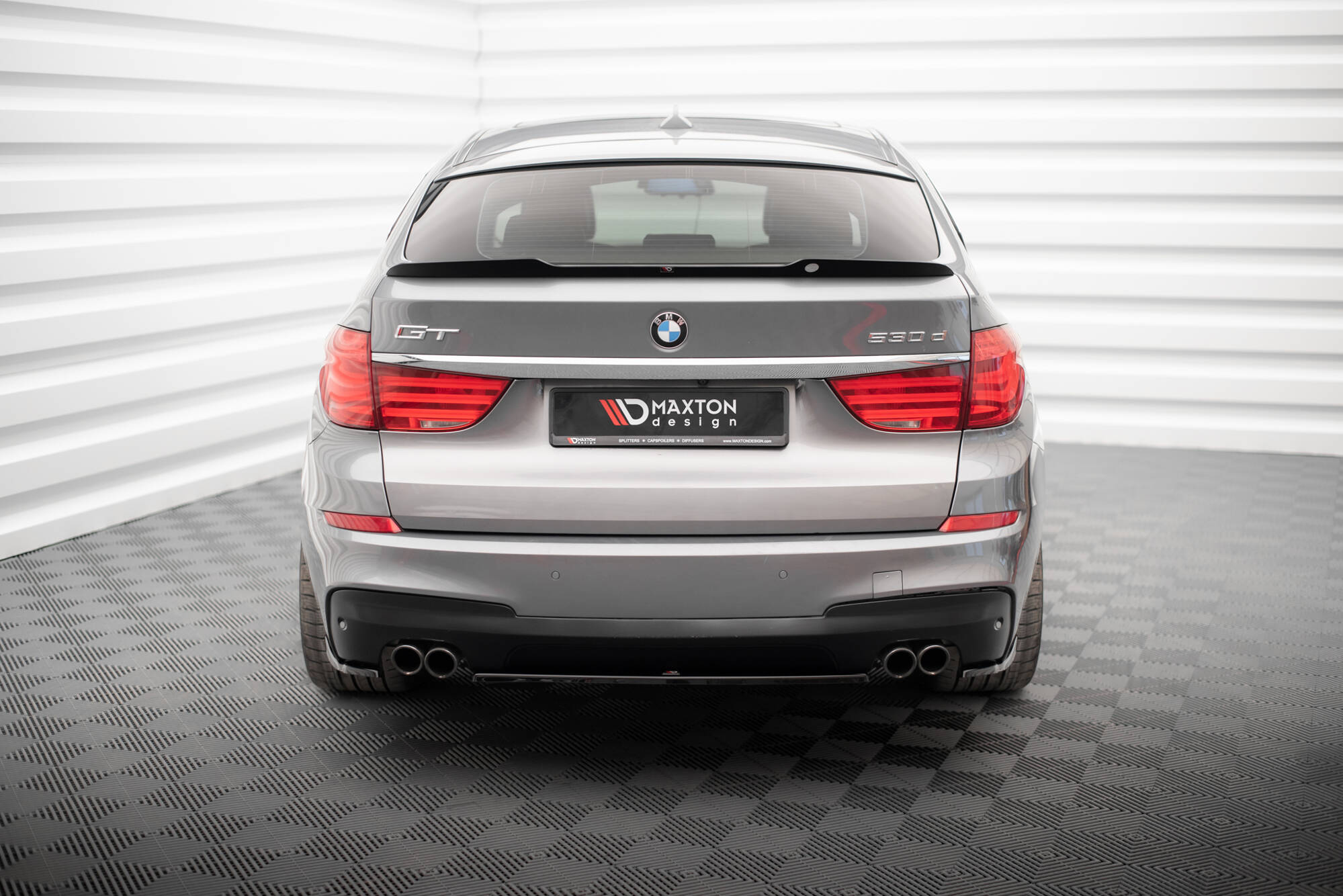 Heck Spoiler Aufsatz Abrisskante passend für BMW 5er GT M-Paket F07 schwarz Hochglanz