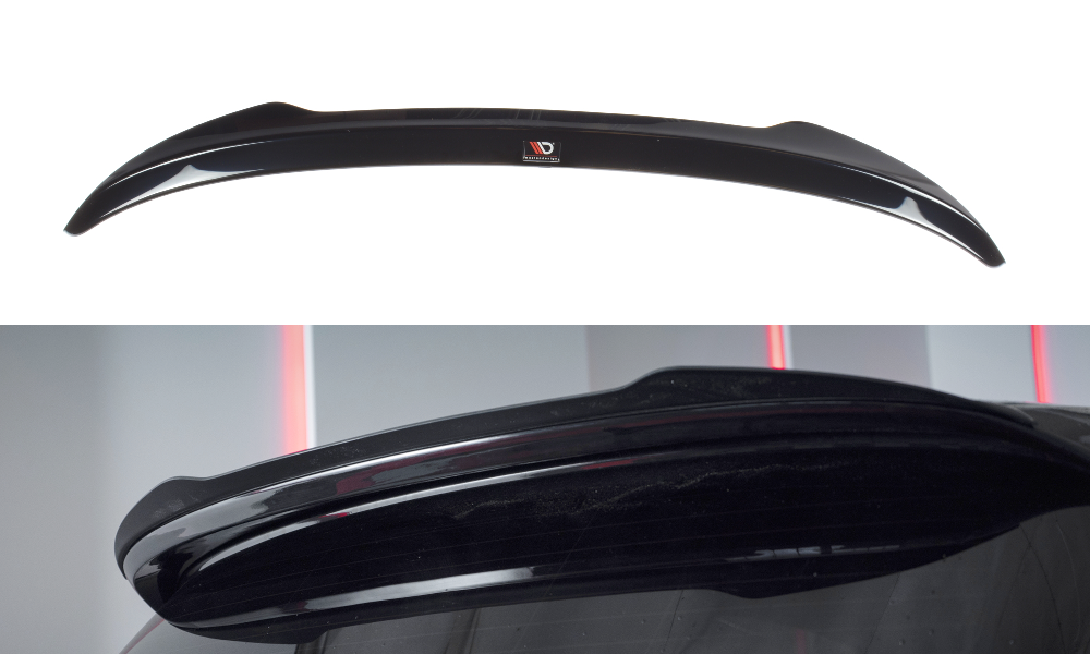 Spoiler CAP für BMW 1er E81/ E87 FACELIFT AERO SPOILER schwarz Hochglanz