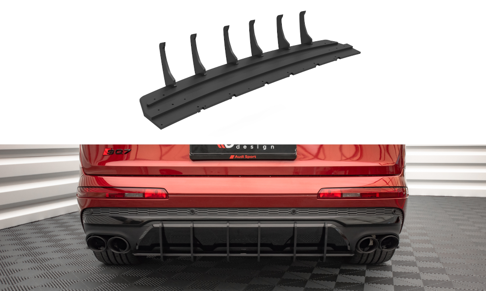 Street Pro Heckschürze Heck Ansatz Diffusor passend für Audi SQ7 Mk2 4M FL