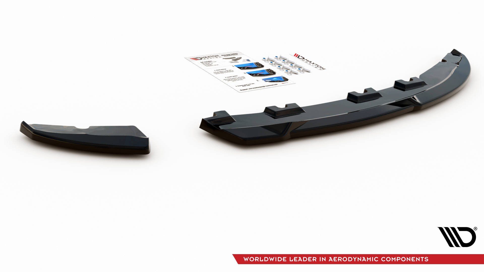 Street+ Heck Ansatz Flaps V.1 passend für Alfa Romeo Giulietta schwarz Hochglanz