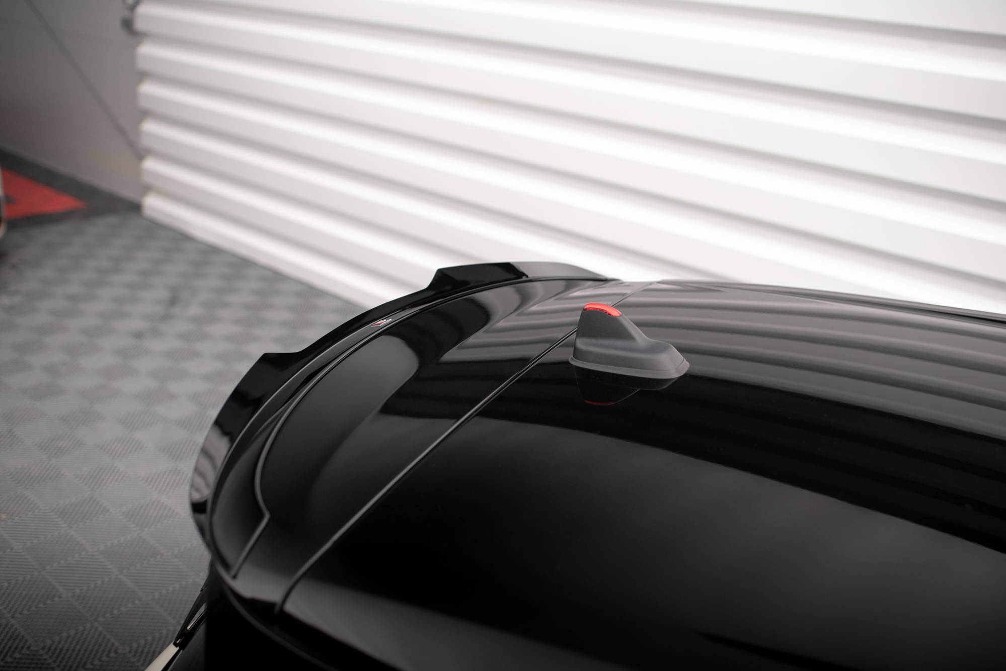 Heck Spoiler Aufsatz Abrisskante passend für Mini Cooper Clubman John Cooper Works F54 schwarz Hochglanz