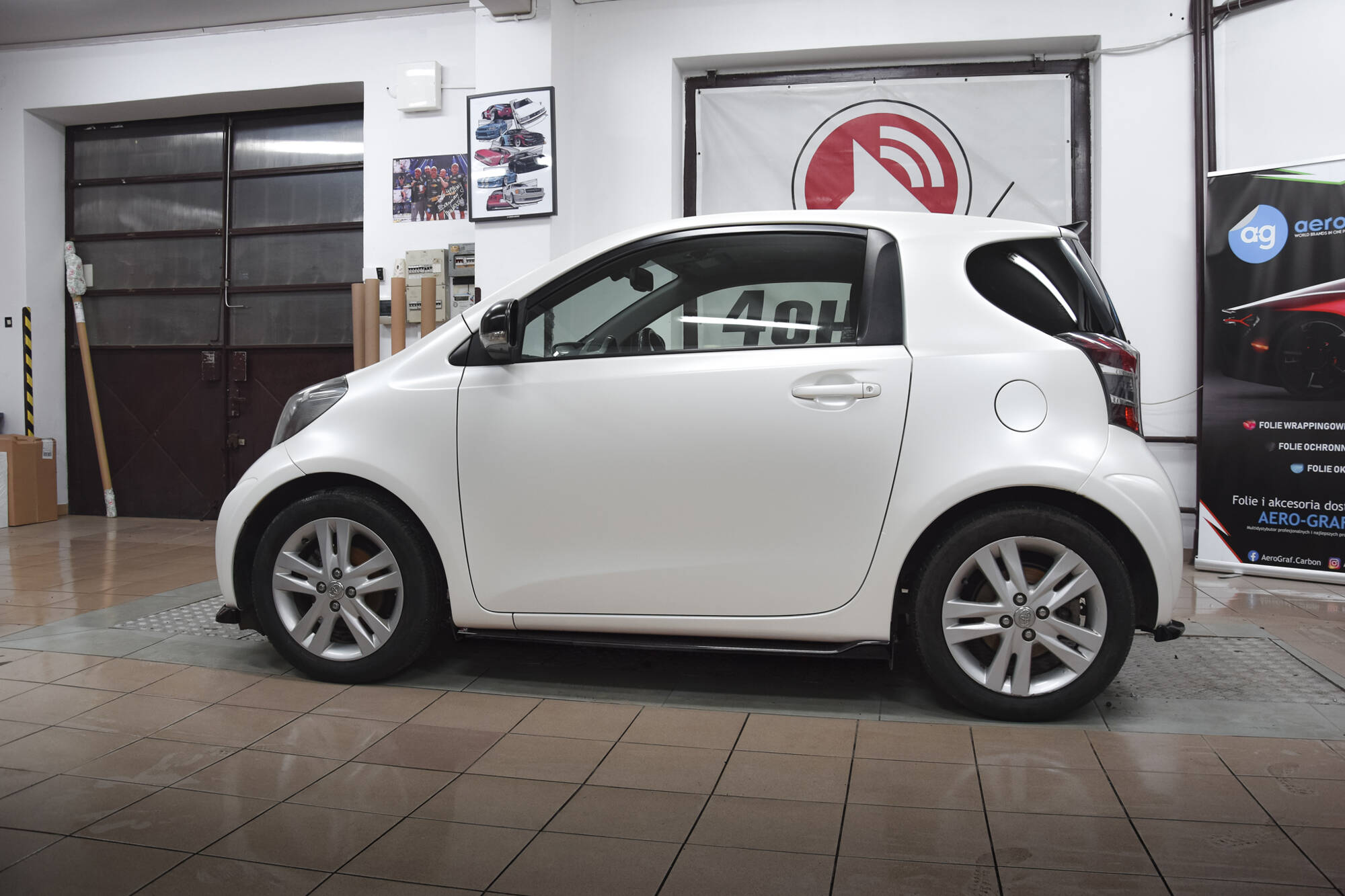Street+ Seitenschweller Leisten passend für Toyota IQ schwarz Hochglanz