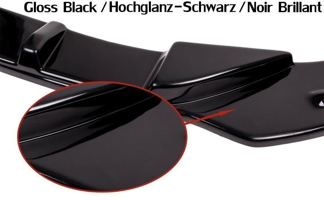 Street+ Spoilerlippe Front Ansatz passend für Opel Vectra C for OPC Line nach FL schwarz Hochglanz