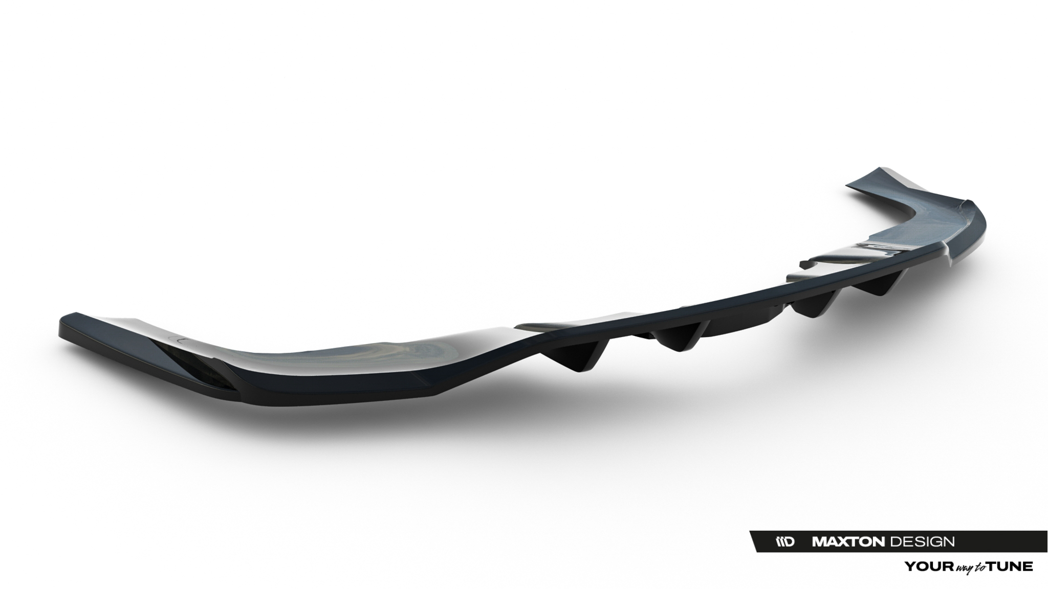 Diffusor Heckansatz V.2 passend für Mercedes-Benz GLE Coupe AMG-Line C167 / C167 Facelift schwarz Hochglanz