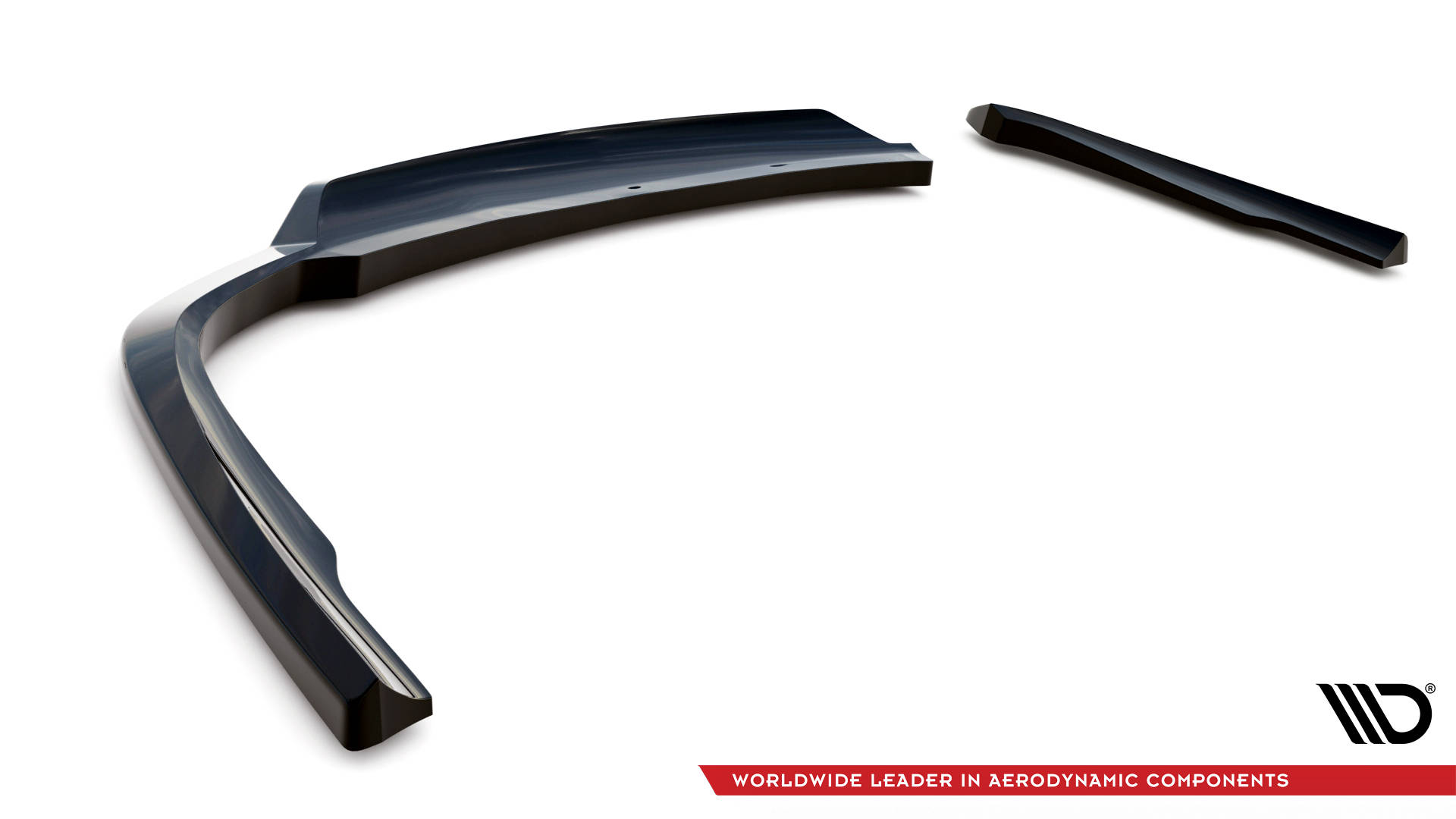 Street+ Mittlerer Diffusor RACE Heck Ansatz passend für Volvo C70 Mk1 schwarz Hochglanz