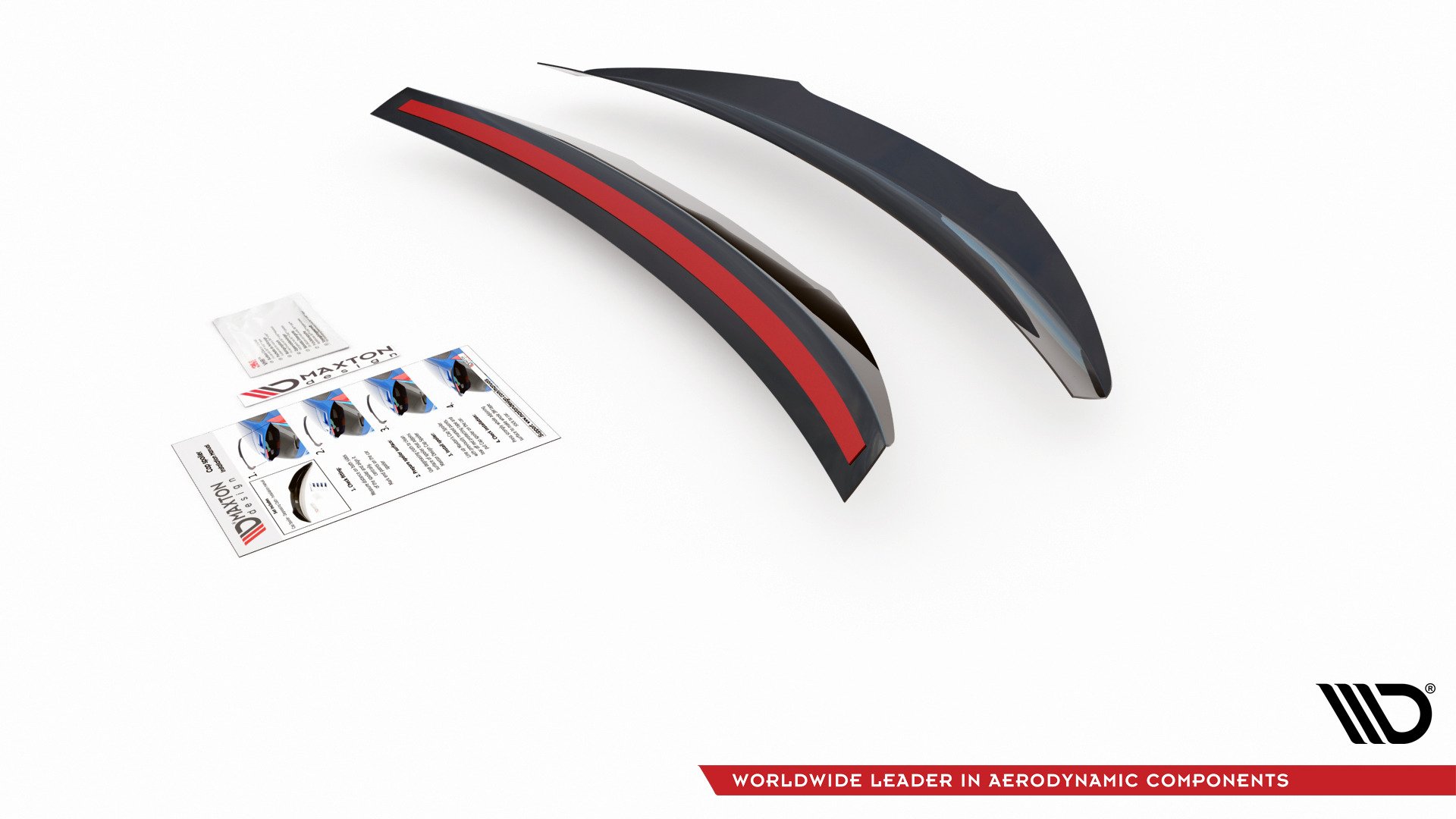 Heckspoiler Lippe passend für ABARTH 124 Spider schwarz Hochglanz