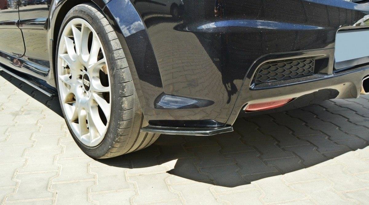 Heck Ansatz Flaps Diffusor für OPEL ASTRA H FOR OPC / VXR schwarz Hochglanz