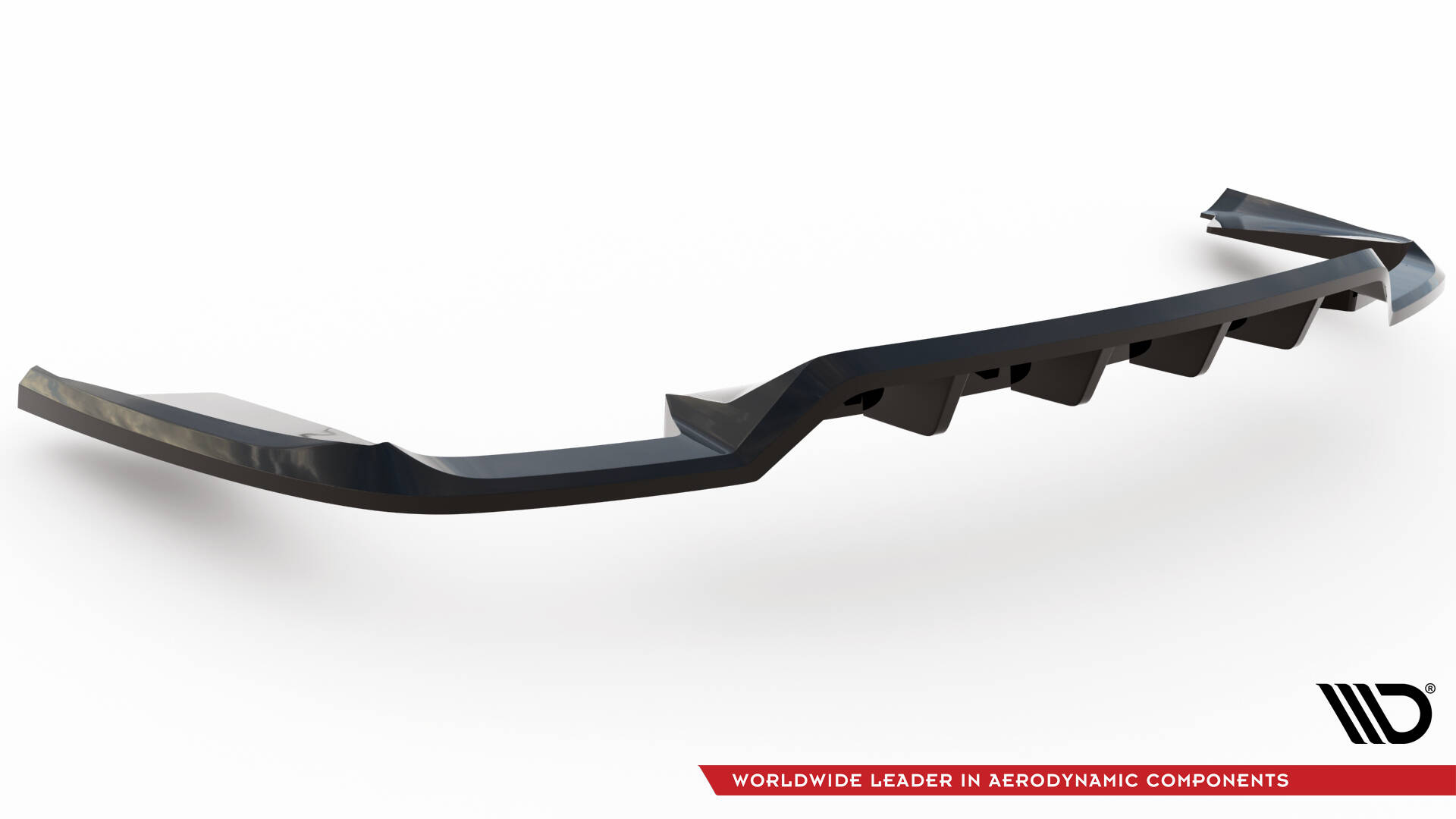 Diffusor Heckansatz passend für Maserati Ghibli Mk3 FL schwarz Hochglanz