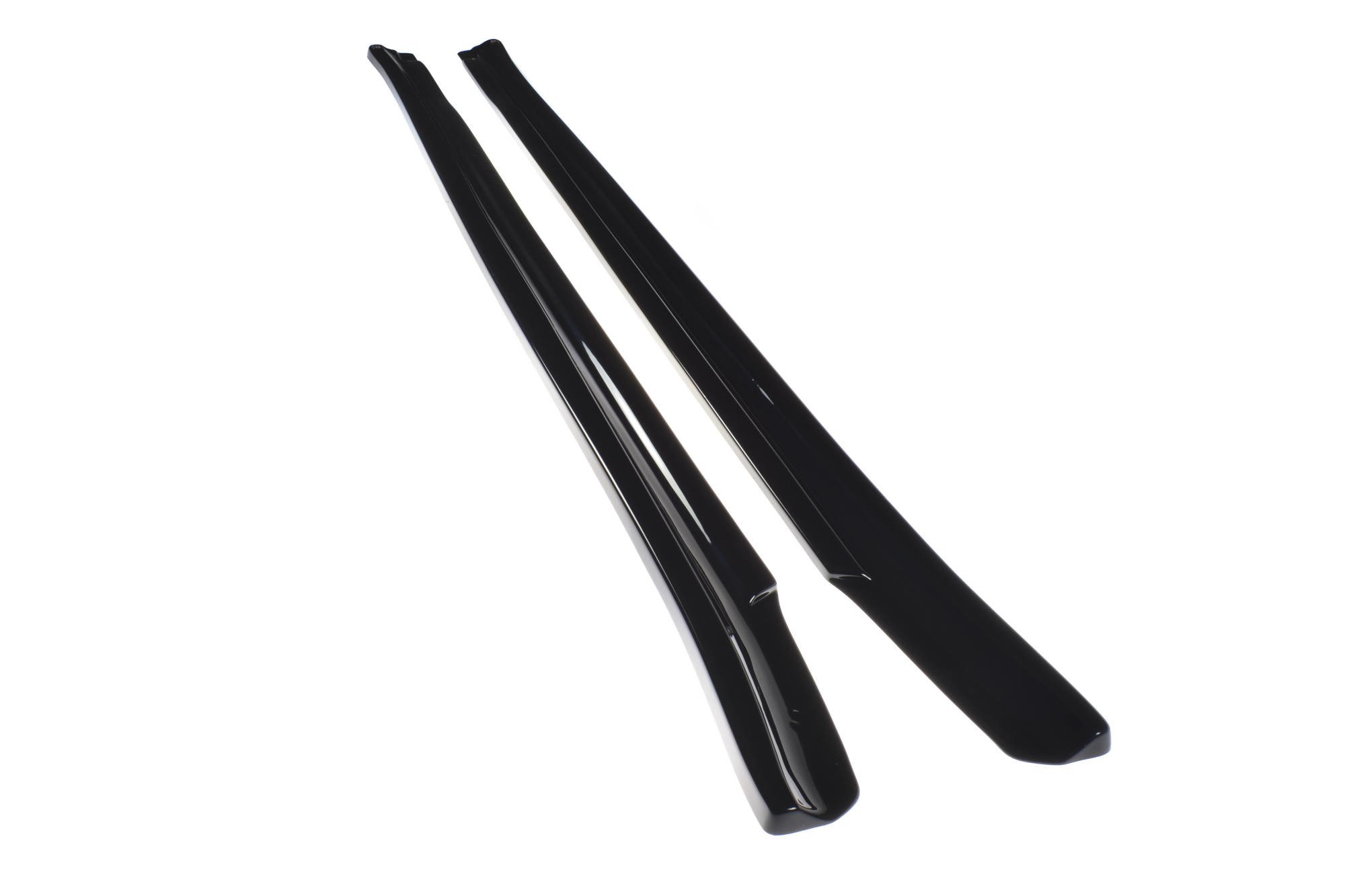Seitenschweller Ansatz Paar passend für Maserati QUATTROPORTE MK.6 vor FL Carbon Look