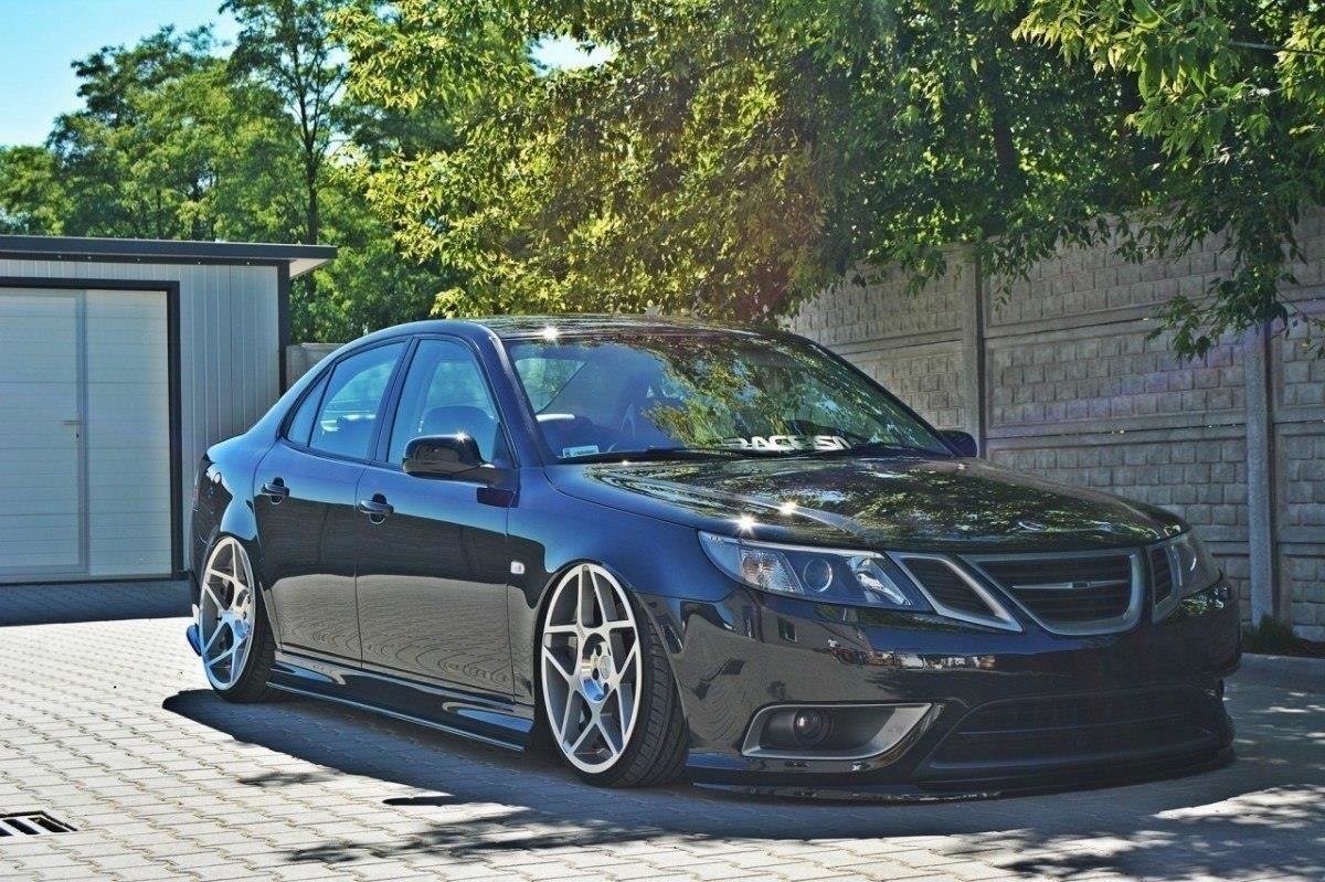 Frontlippe passend für SAAB 9-3 TURBO X Carbon Look