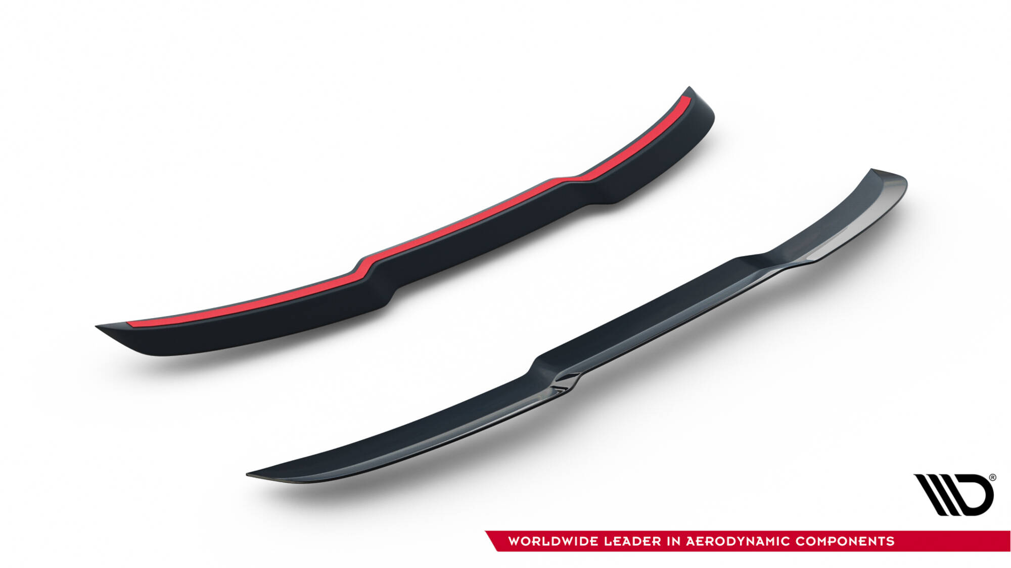 Spoiler CAP für Audi A6 S-Line / S6 Avant C7 / C7 Facelift schwarz Hochglanz