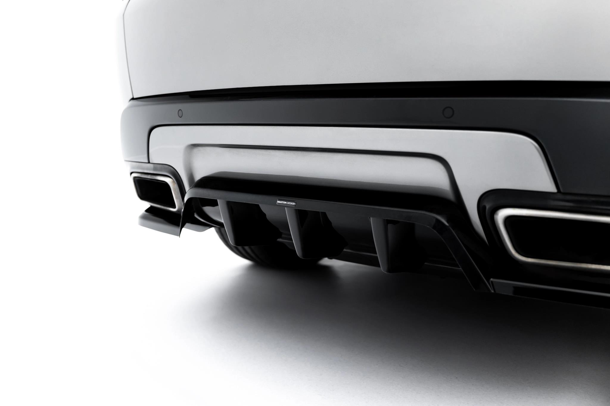 Diffusor Heckansatz passend für Land Rover Range Rover Sport Mk2 Facelift schwarz Hochglanz