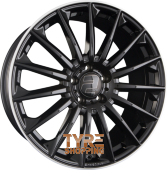 2DRV by WHEELWORLD WH39 Schwarz Glänzend Lackiert Hornpoliert (SW+ML+) Einteilig 20 Zoll