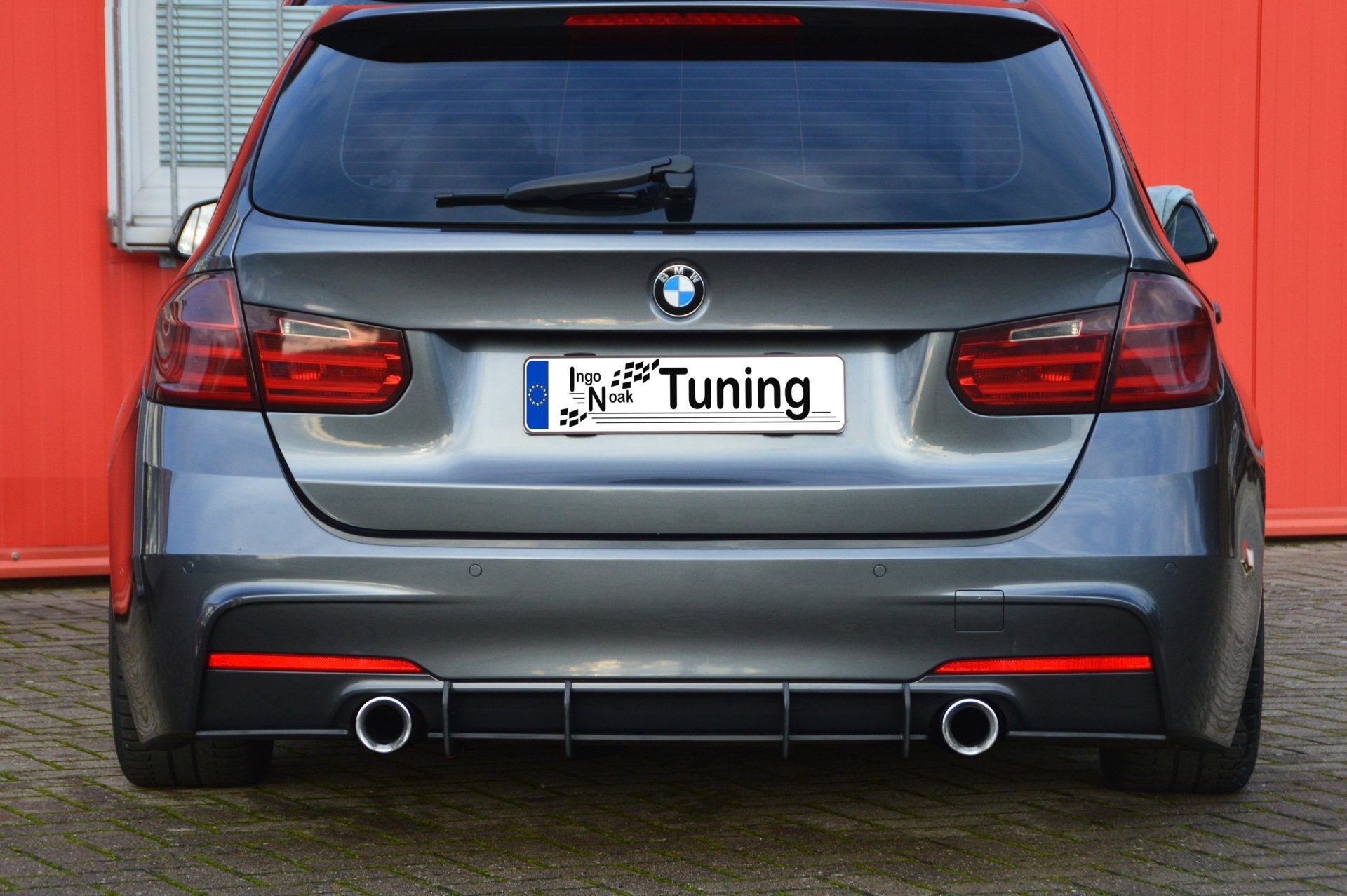 Gefräster Heckansatz für BMW 3er F31 M-Paket inkl Facelift ab Bj. 2011-