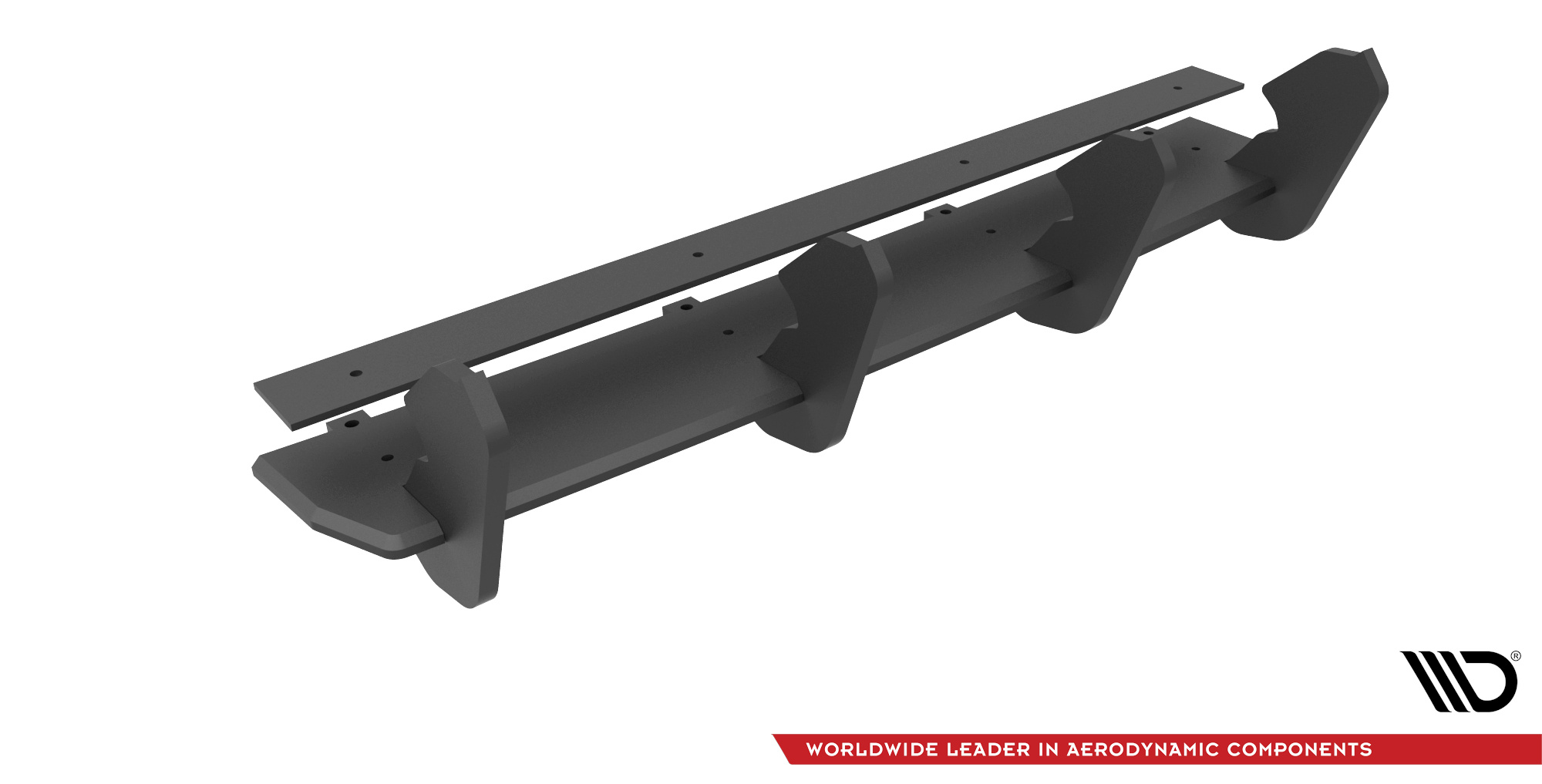 Street Pro Heckschürze Heck Ansatz Diffusor passend für VW Golf R Mk7 FL
