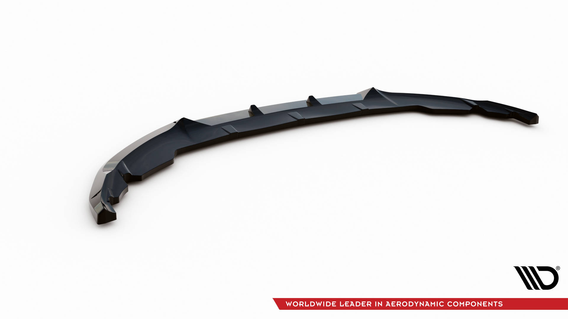 Street+ Spoilerlippe Front Ansatz V.1 passend für Mini Cooper Clubman John Cooper Works F54 FL schwarz Hochglanz