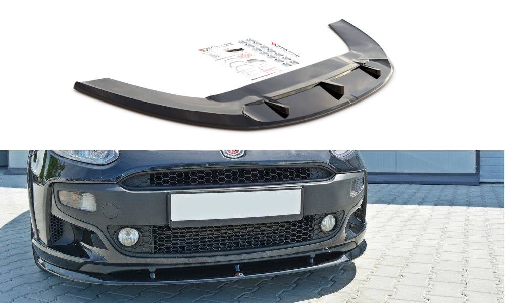 Frontlippe passend für ABARTH Punto Evo schwarz Hochglanz