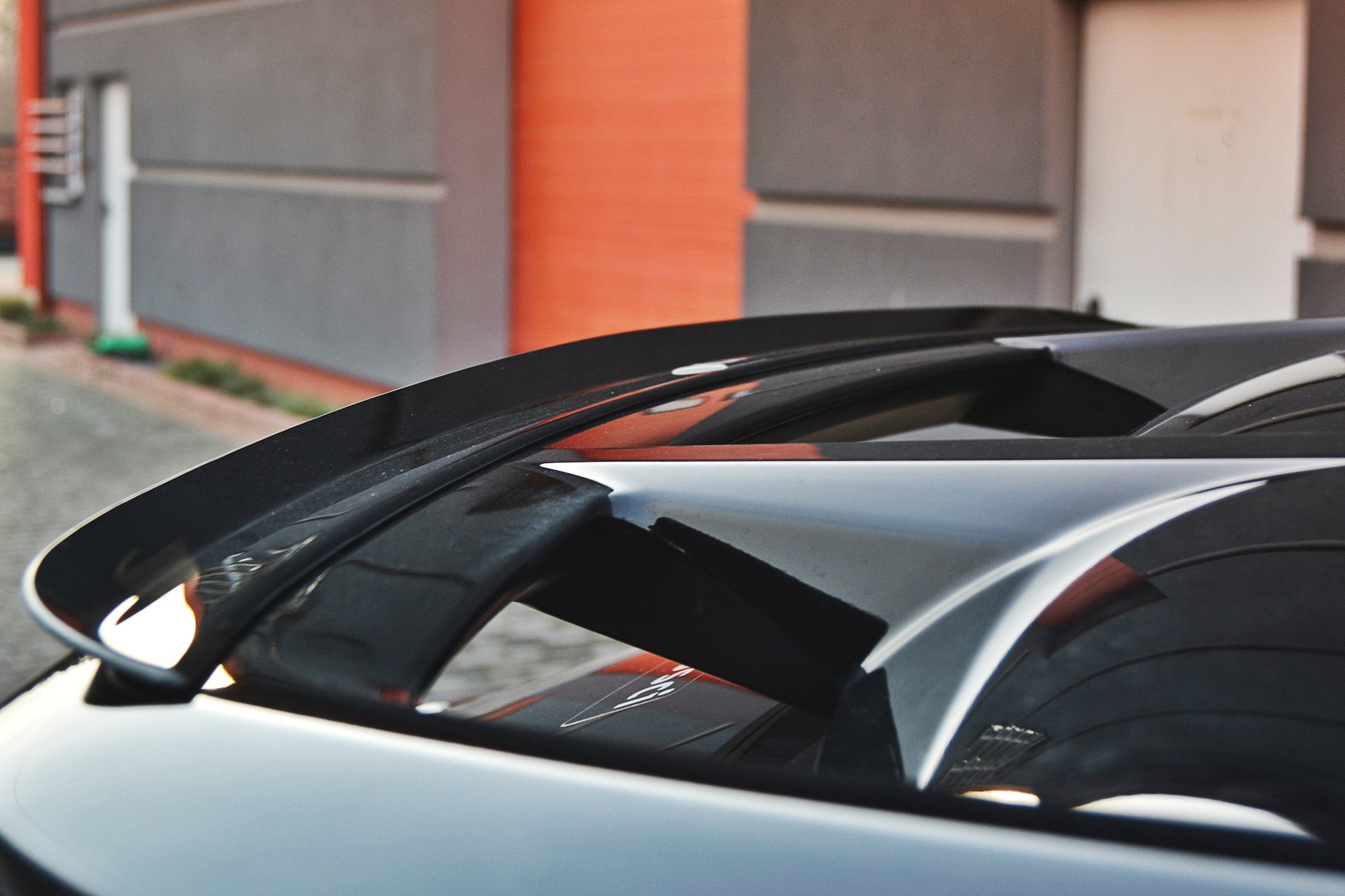 Spoiler CAP V.2 für Toyota C-HR Mk1 schwarz Hochglanz