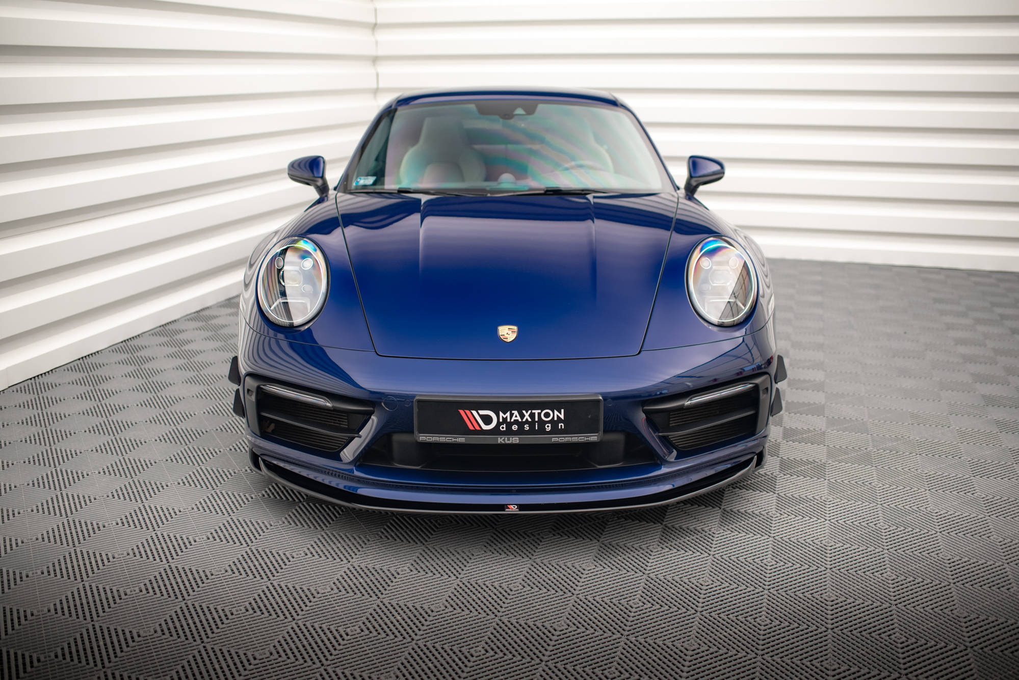 Stoßstangen Flaps Wings vorne Canards passend für Porsche 911 Carrera Aero 992