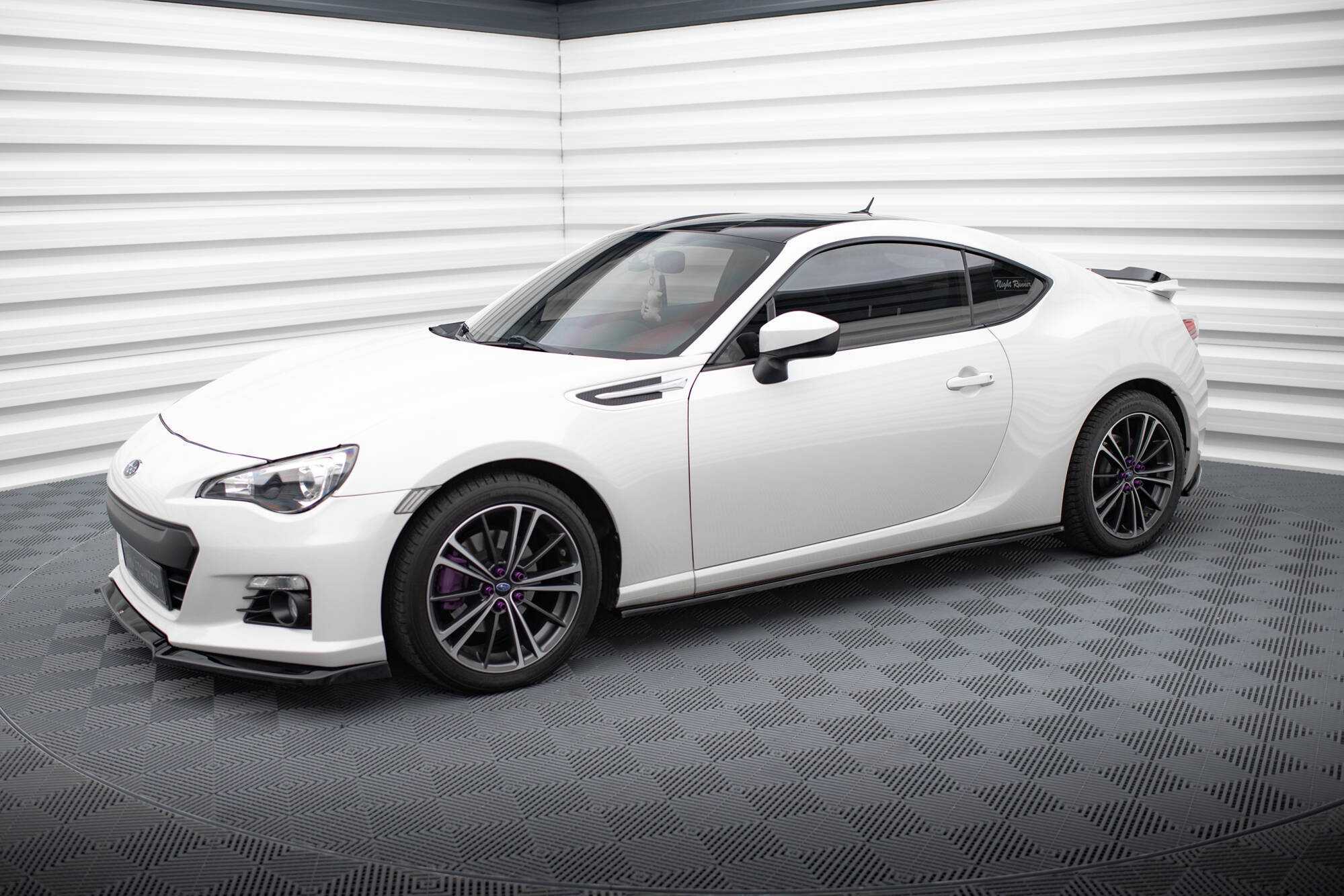 Seitenschweller Ansatz für V.1 für Subaru BRZ Mk1 / Mk1 Facelift / Toyota GT86 Facelift schwarz Hochglanz