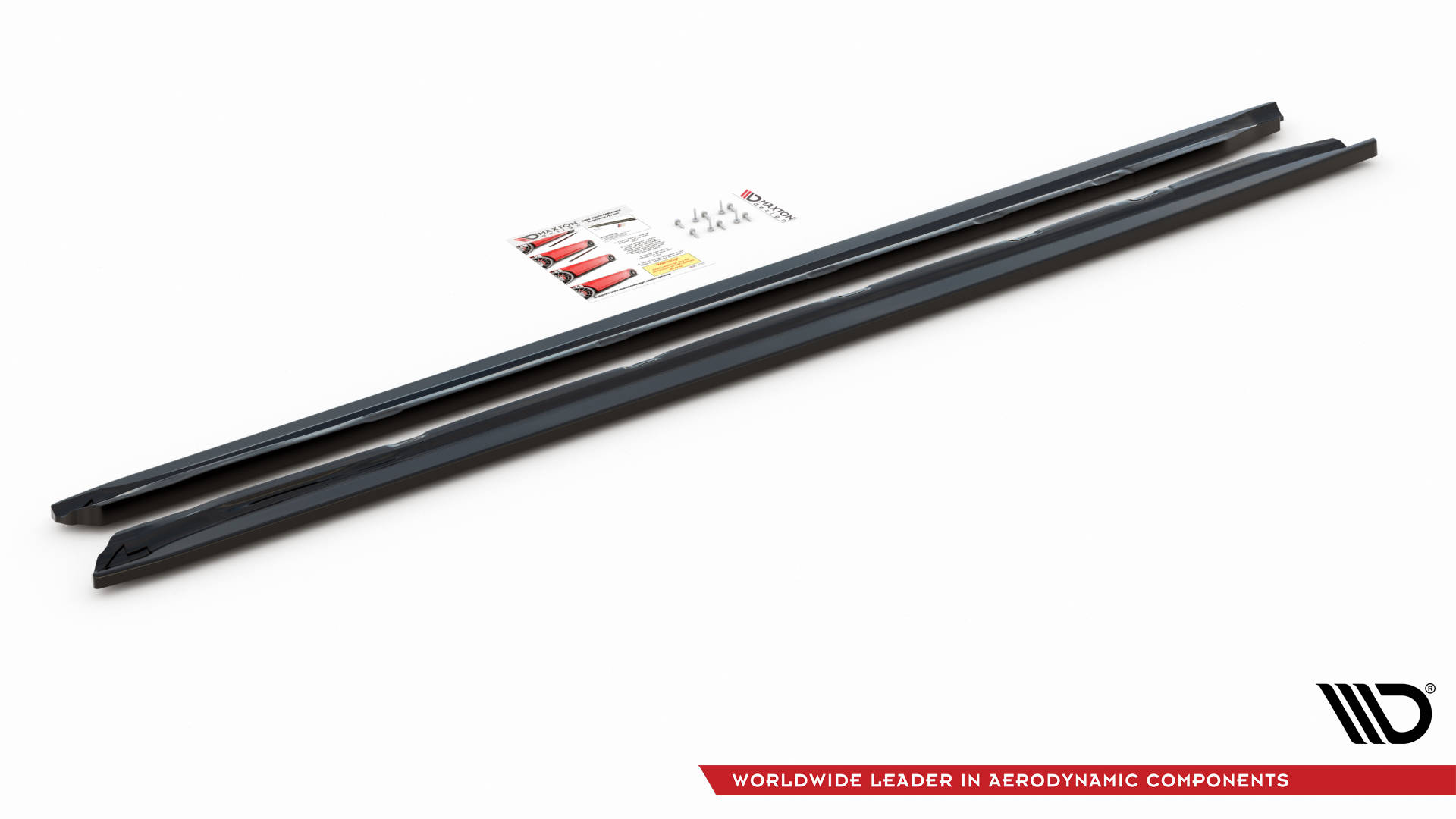Street+ Seitenschweller Leisten passend für Peugeot 508 GT Mk1 FL schwarz Hochglanz