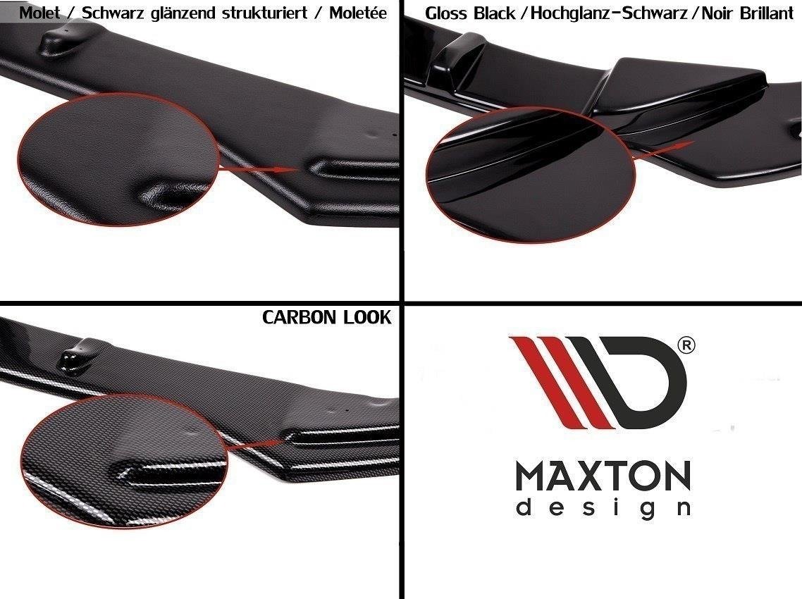 Street+ Heck Ansatz Diffusor passend für Mercedes C-Klasse C205 63 AMG Coupe schwarz Hochglanz