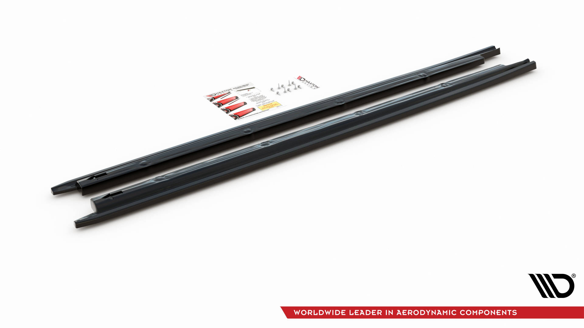 Street+ Seitenschweller Leisten V.1 passend für Seat Ibiza FR/ Standard Mk5 schwarz Hochglanz