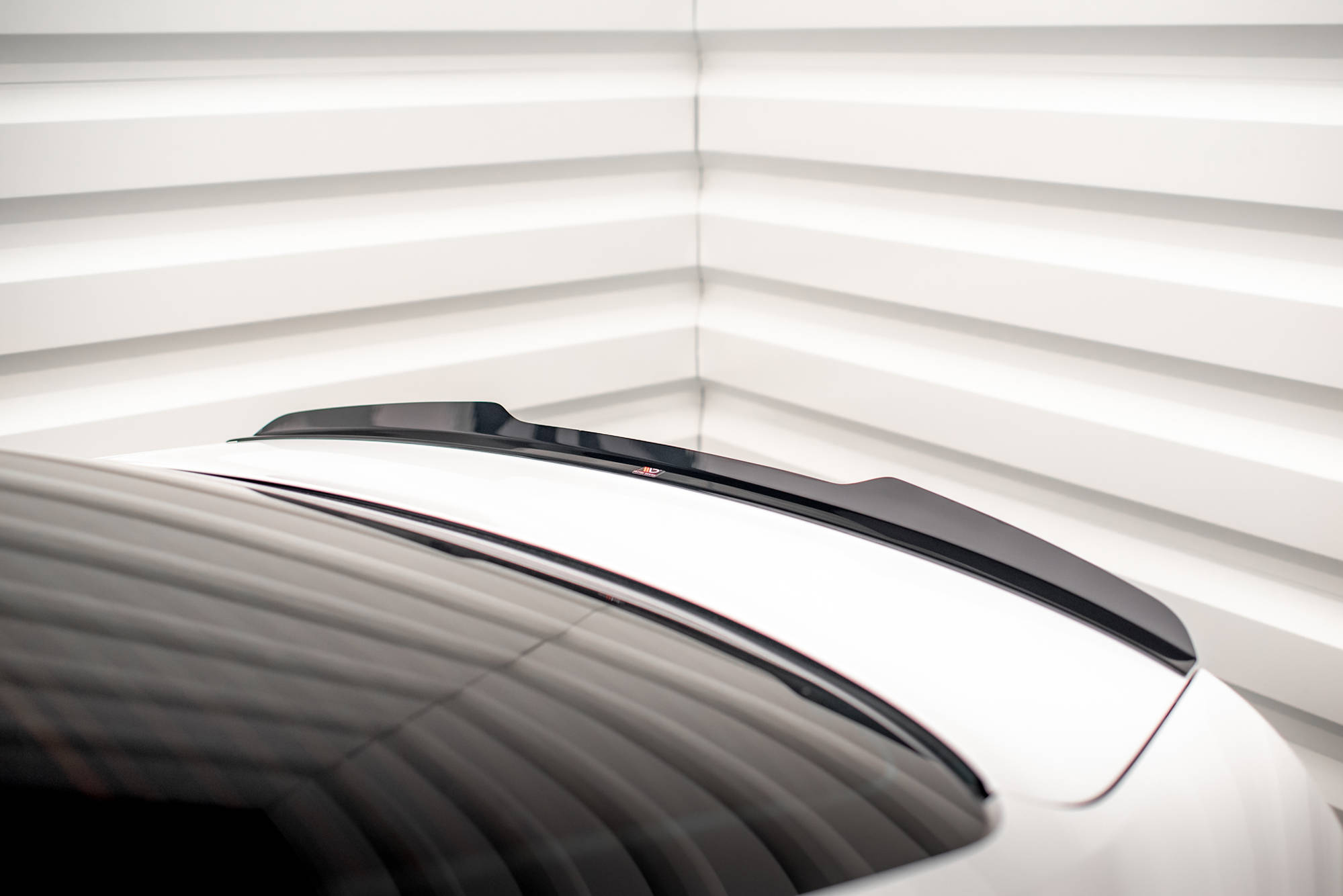 Heck Spoiler Aufsatz Abrisskante passend für Audi A5 Coupe 8T schwarz Hochglanz