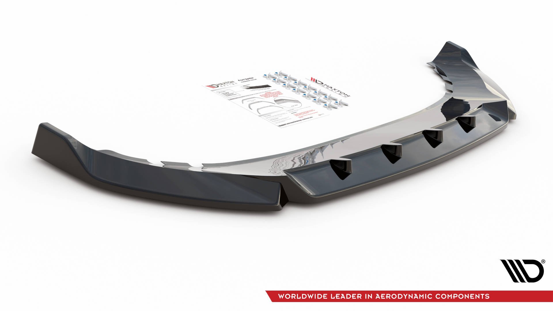 Frontlippe V.1 passend für CUPRA Ateca Mk1 schwarz Hochglanz