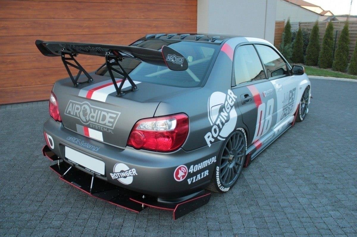 Diffusor Heck Ansatz für Heckschürze für Subaru Impreza WRX STI BLOBEYE