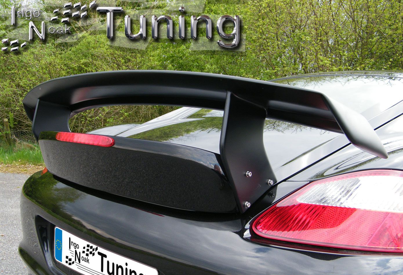 Heckspoiler Heckflügel Ducktail aus GFK für Porsche Cayman Boxster 987