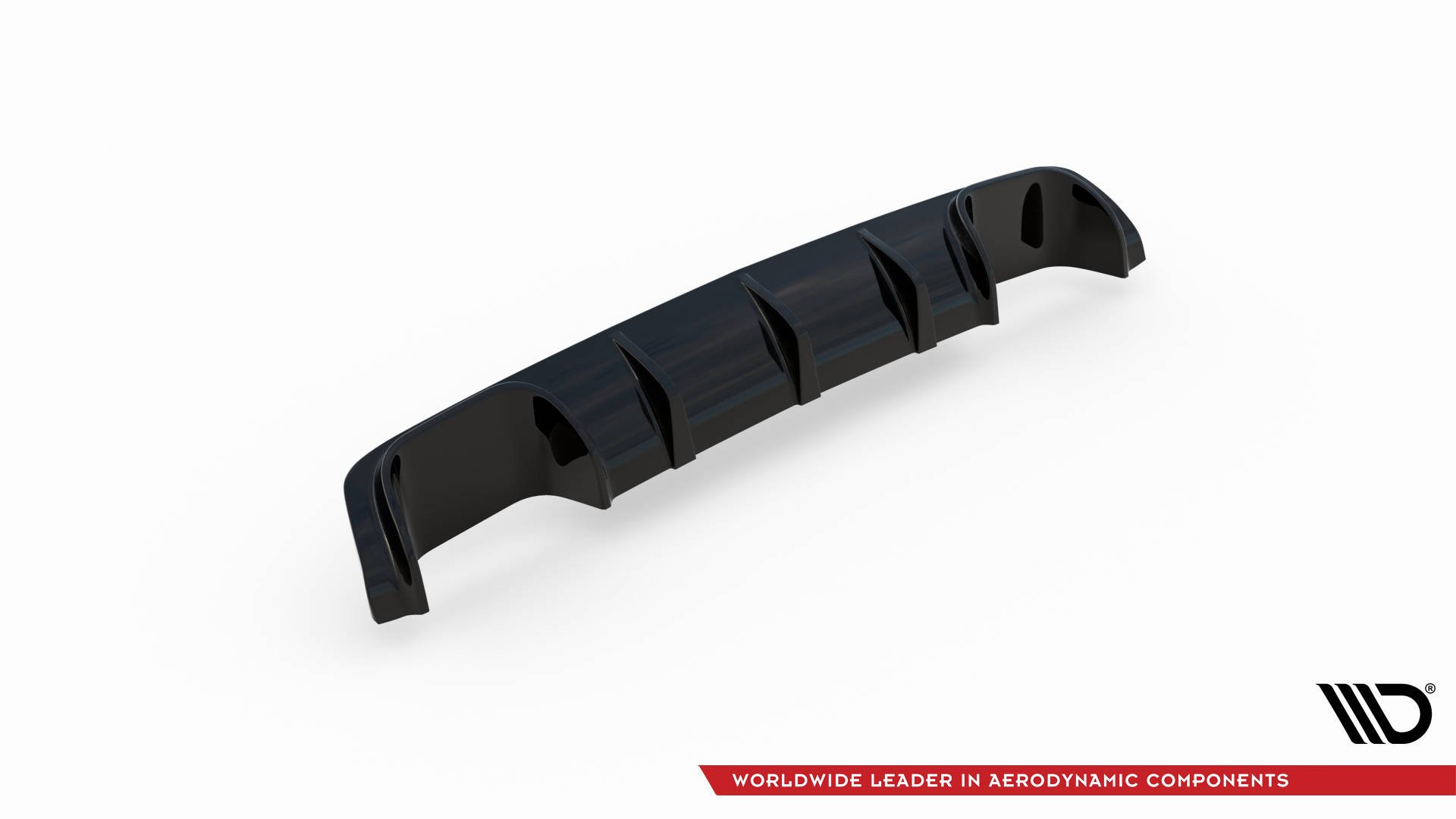 Street+ Heck Ansatz Diffusor passend für BMW M5 / 5 M-Paket E39 schwarz Hochglanz
