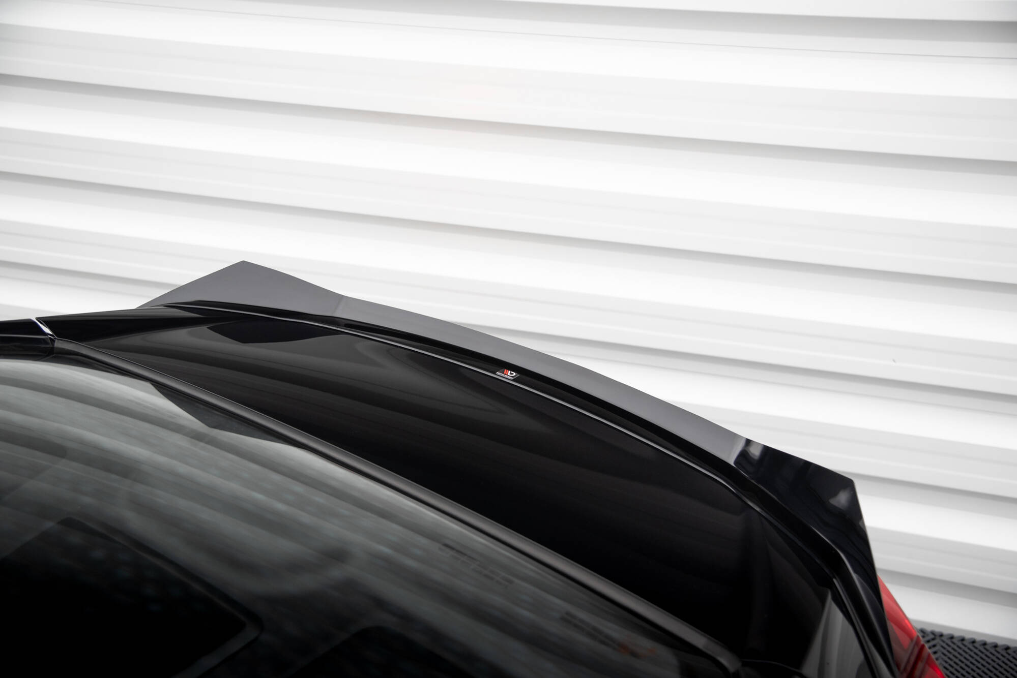 Heck Spoiler Aufsatz Abrisskante passend für Honda Civic Limousine Mk10 / Mk10 FL schwarz Hochglanz