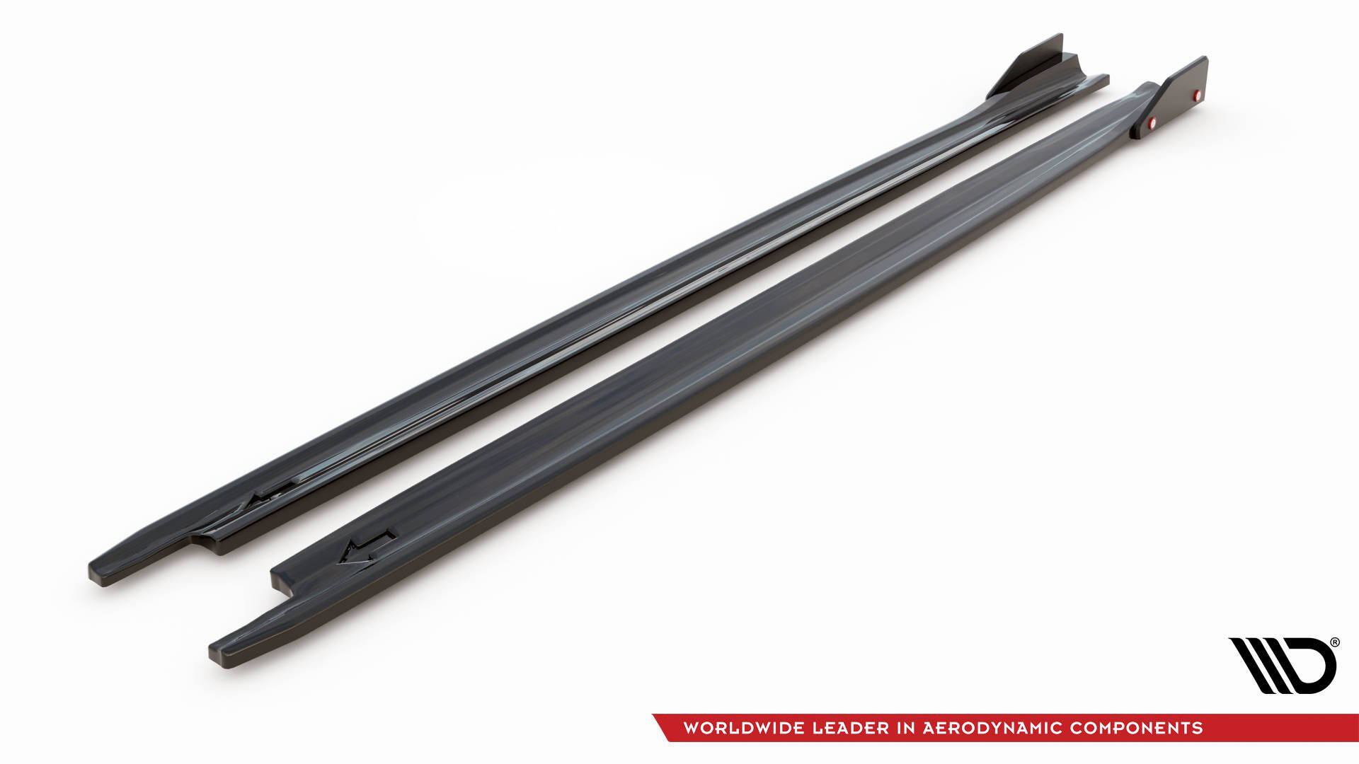 Street+ Seitenschweller Leisten V.2 + Flaps passend für Skoda Octavia RS Liftback / Combi Mk4 FL