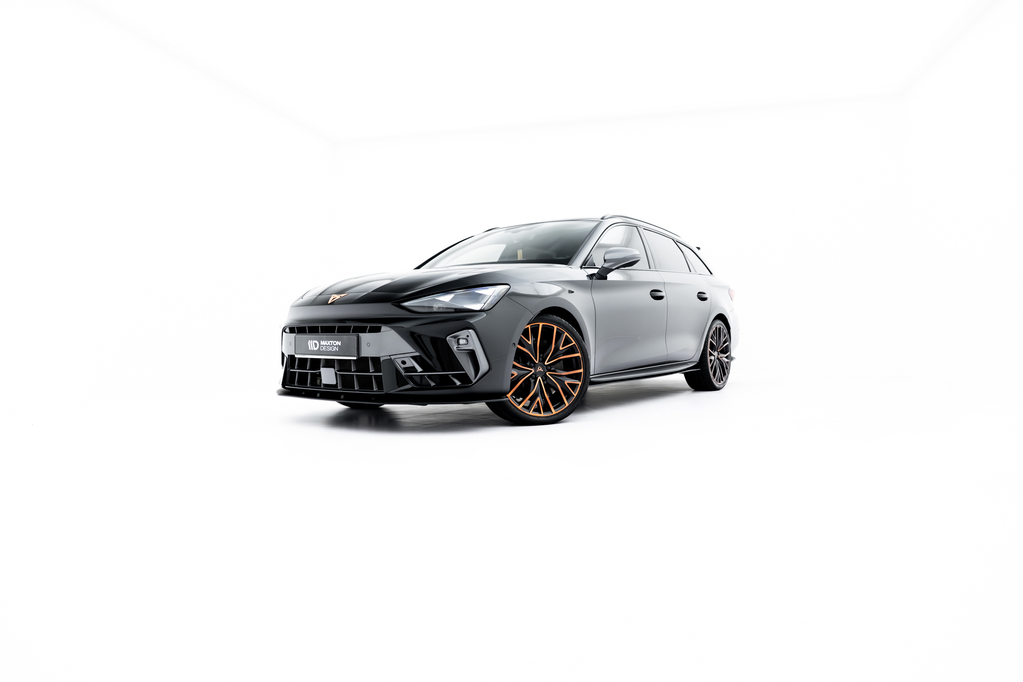 Frontlippe passend für CUPRA Leon ST / Hatchback Mk1 FL schwarz matt
