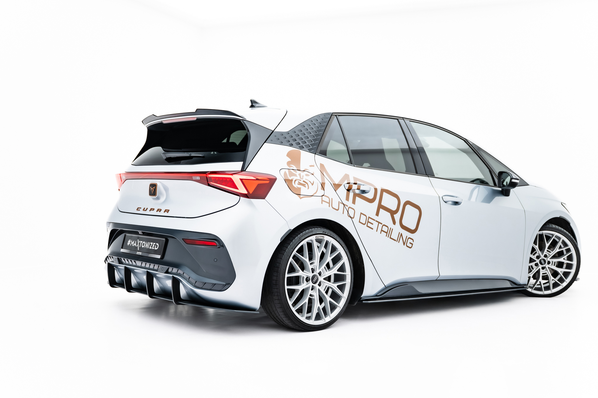 Heckansatz Diffusor passend für CUPRA Born Mk1 schwarz matt