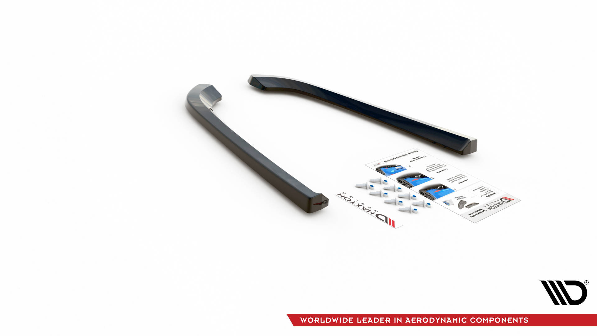 Street+ Heck Ansatz Flaps passend für Volvo V70 Mk3 Carbon Look