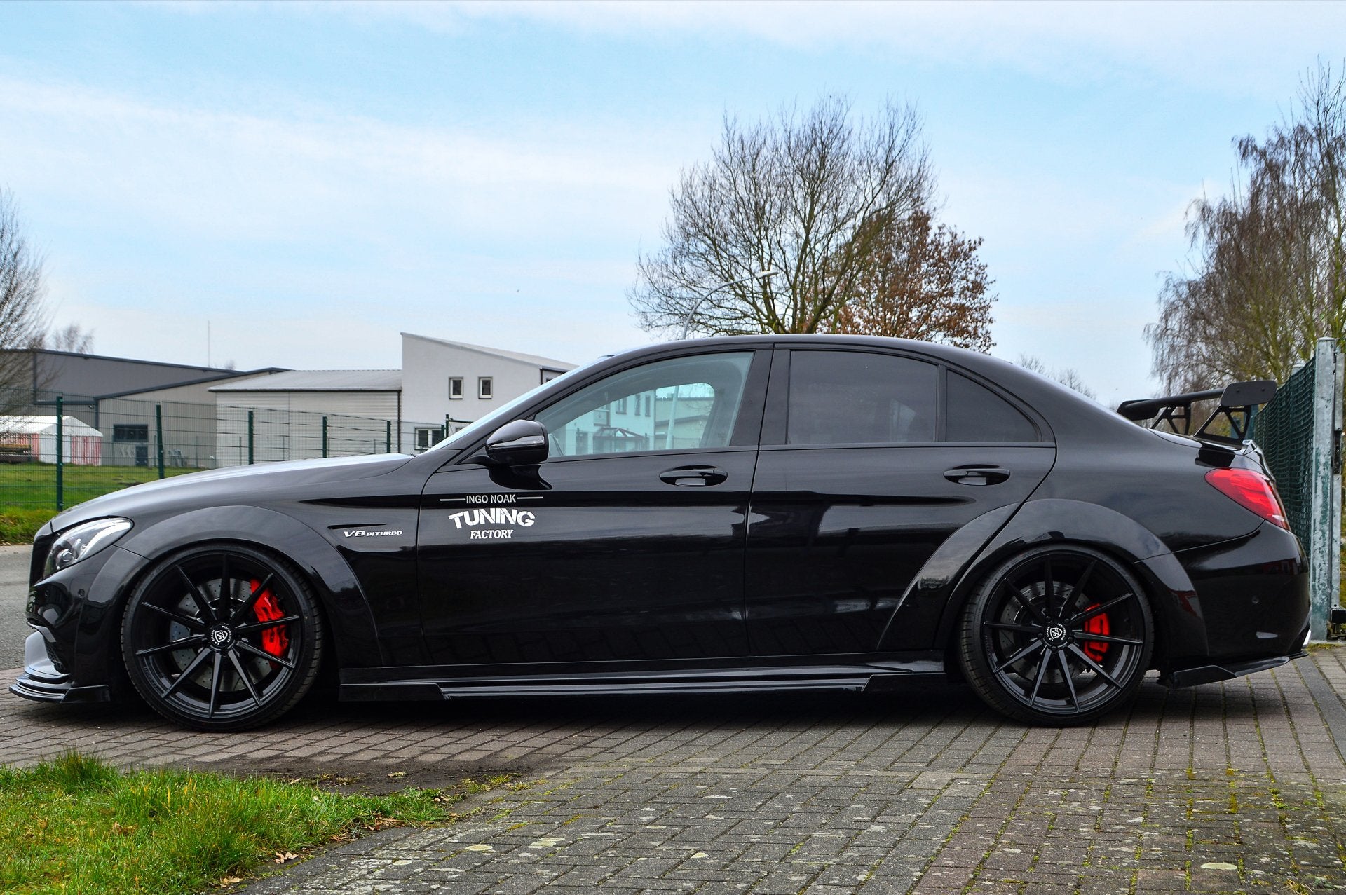 Widebodykit für Mercedes C-Klasse W205 C63AMG+S Limousine