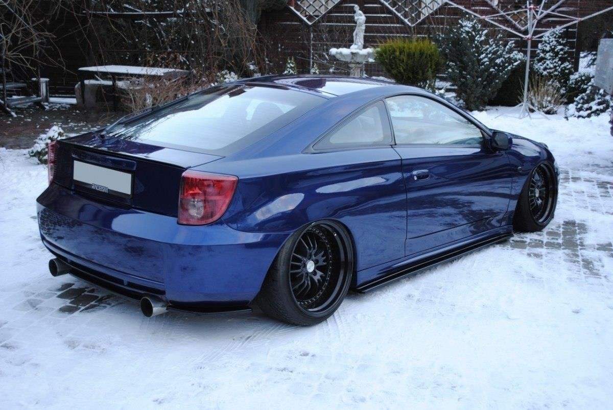 Spoiler CAP für TOYOTA CELICA T23 vor Facelift schwarz Hochglanz
