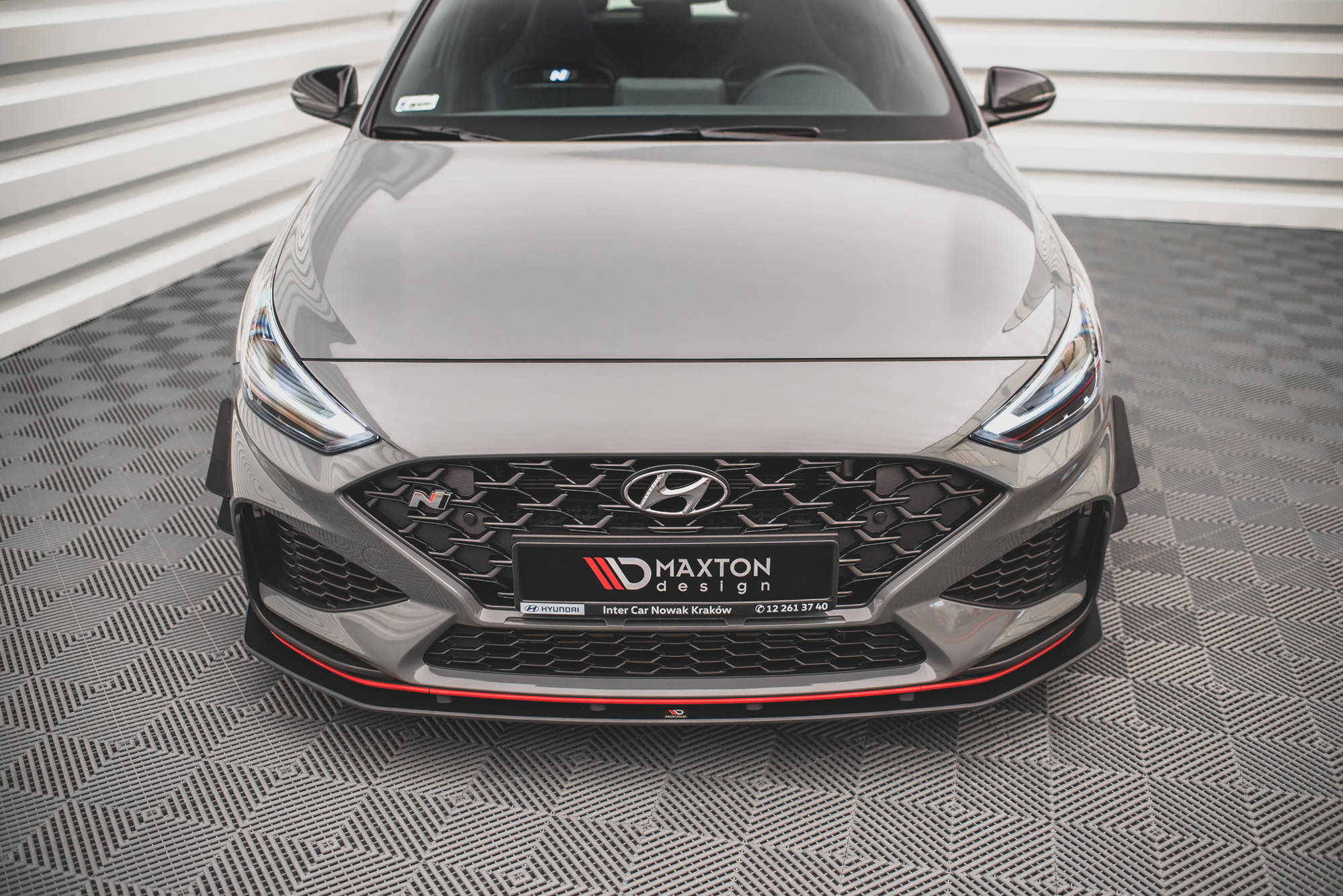 Street Pro Spoilerlippe Front Ansatz passend für Hyundai I30 N Hatchback/Fastback Mk3 FL
