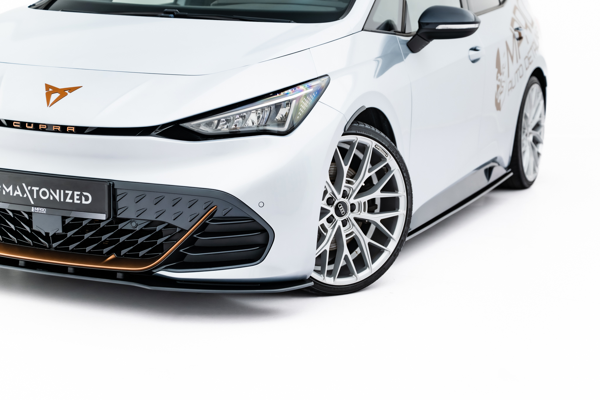Frontlippe passend für CUPRA Born Mk1 schwarz matt
