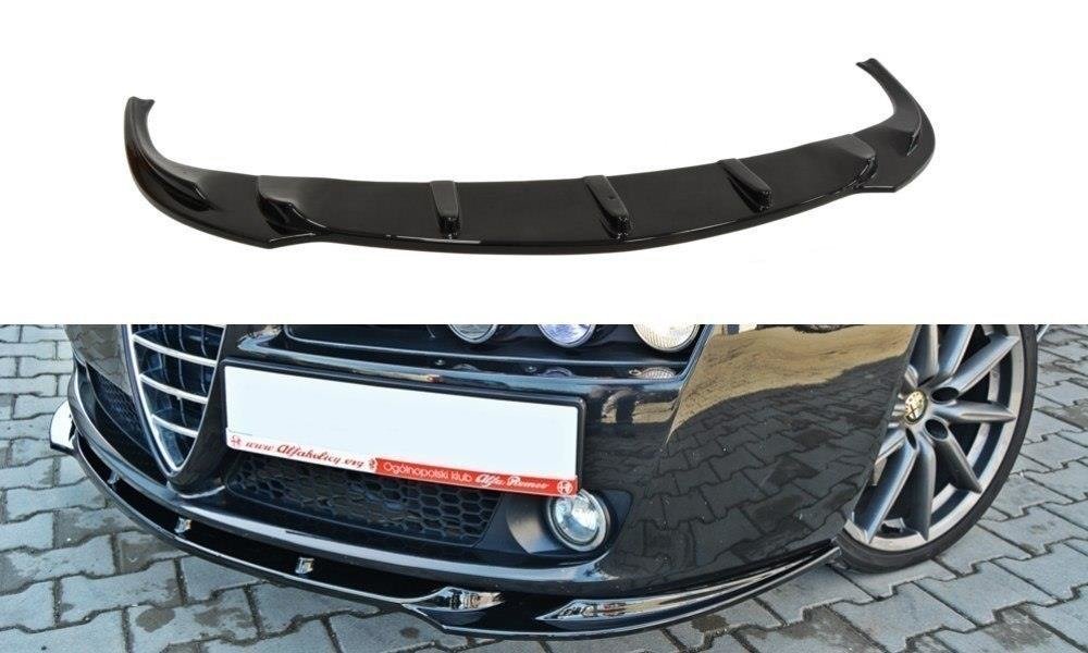 Street+ Spoilerlippe Front Ansatz V.1 passend für Alfa Romeo 159 schwarz Hochglanz