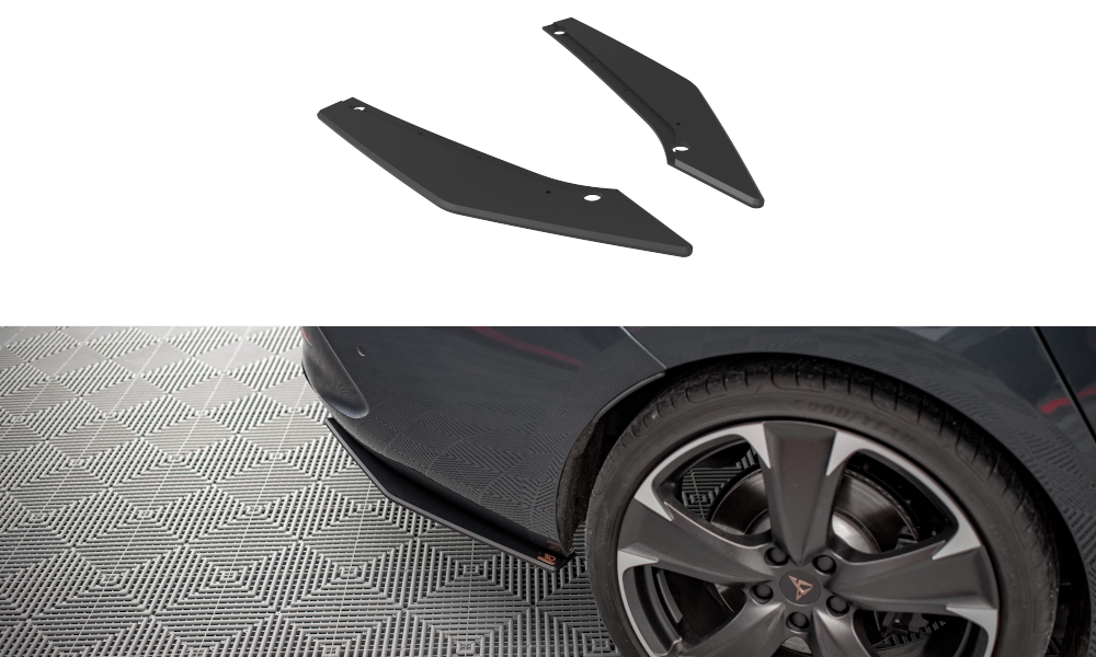Diffusor Flaps passend für CUPRA Leon ST roter Kern