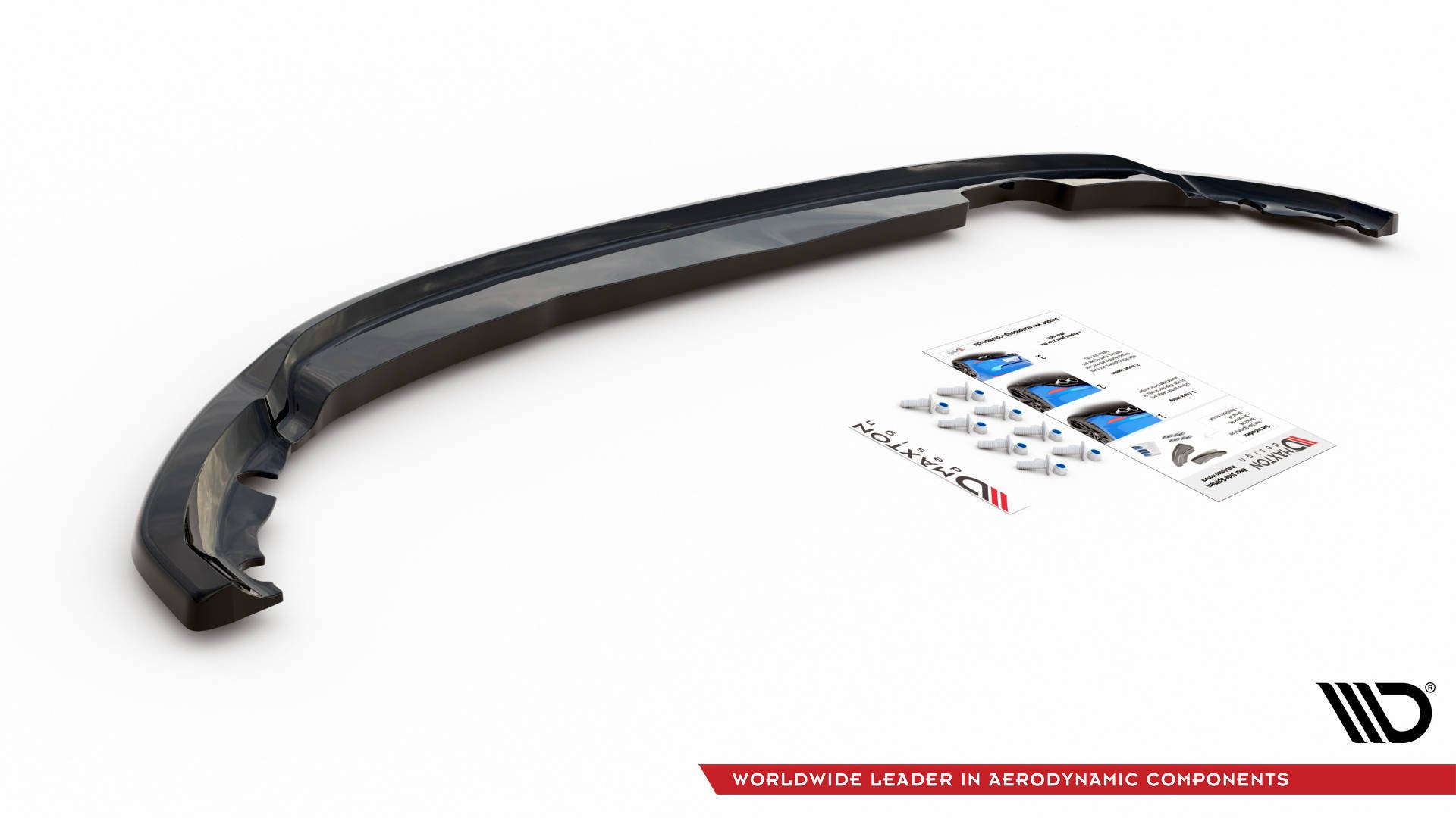 Street+ Mittlerer Diffusor Heck Ansatz passend für Citroen DS4 schwarz Hochglanz