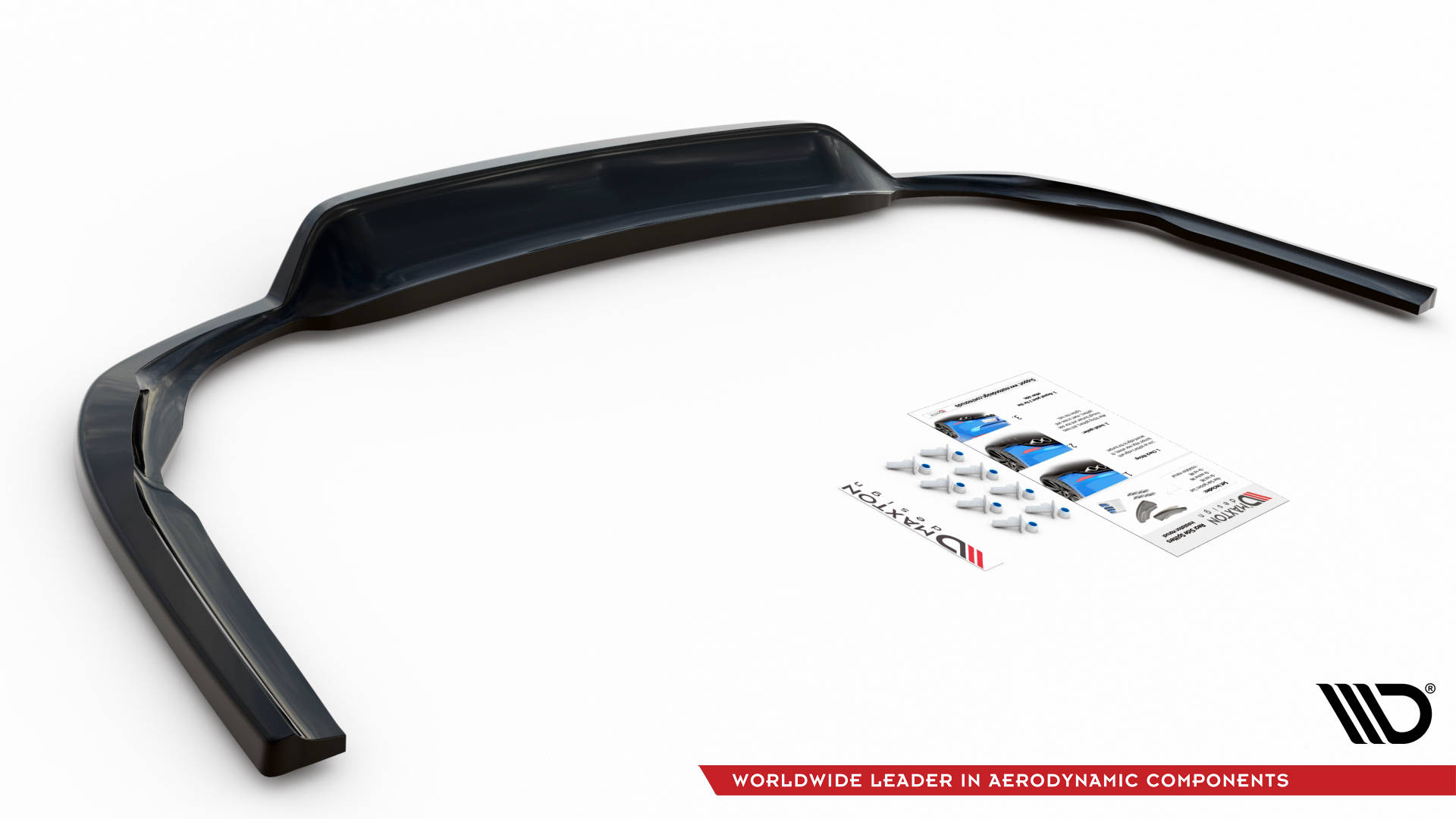 Street+ Mittlerer Diffusor RACE Heck Ansatz passend für Dodge Charger RT Mk7 FL schwarz Hochglanz