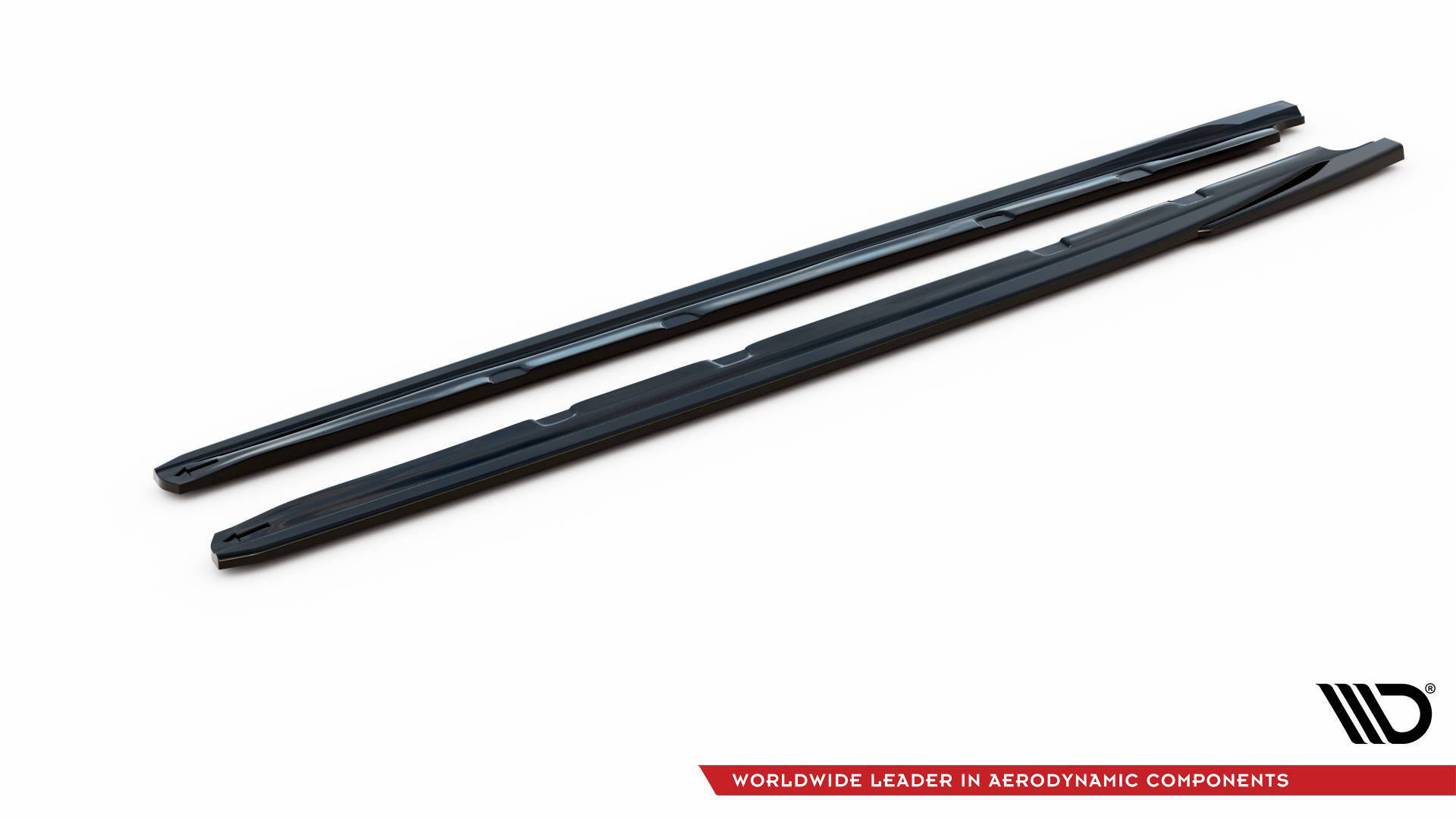 Seitenschweller Ansatz für V.5 Seat Leon Cupra / FR Mk3 / Mk3 Facelift schwarz Hochglanz